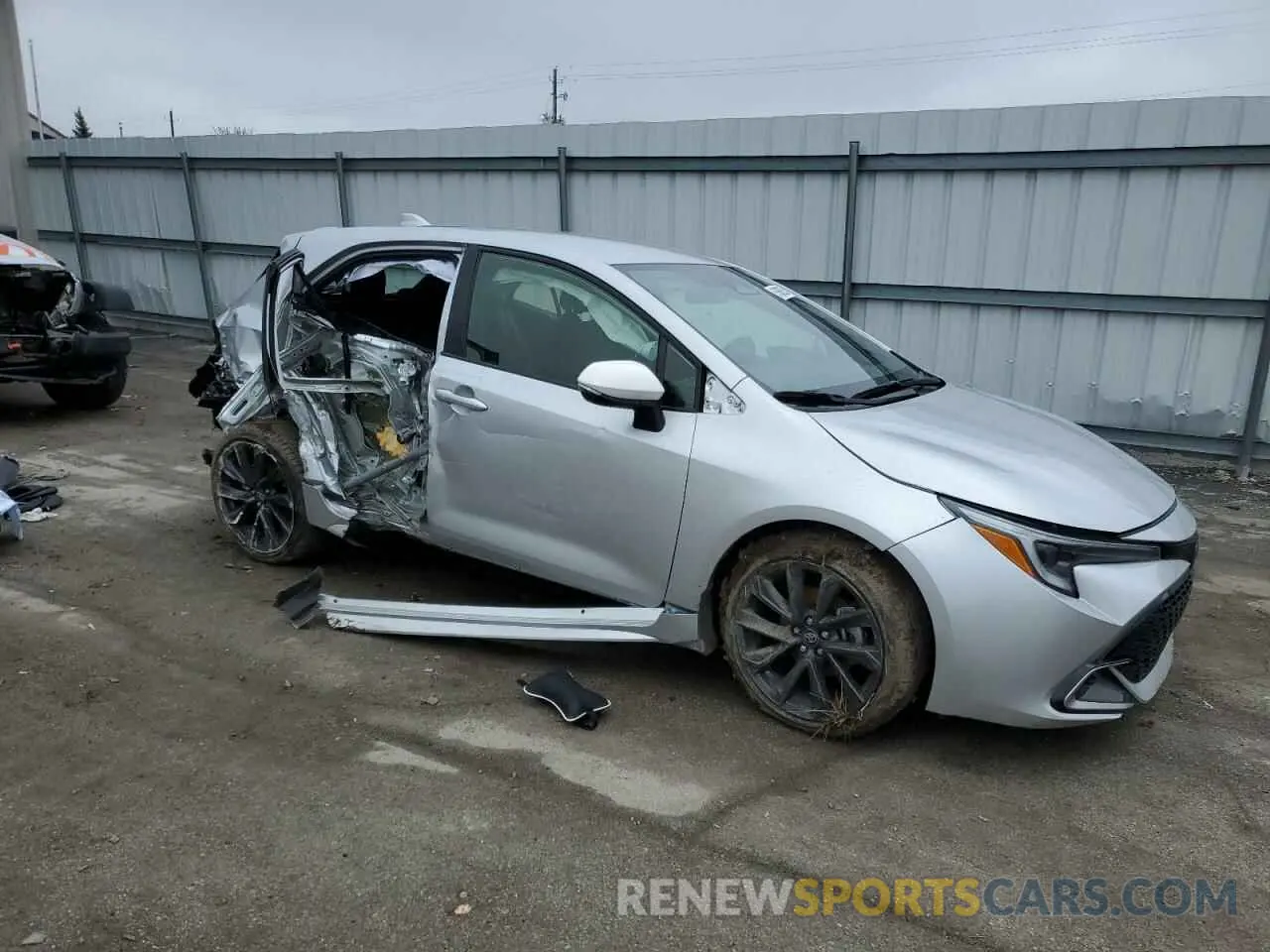 4 Photograph of a damaged car JTNC4MBEXR3226488 TOYOTA COROLLA 2024