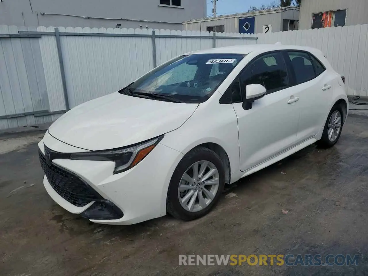 1 Photograph of a damaged car JTND4MBE4R3216513 TOYOTA COROLLA 2024