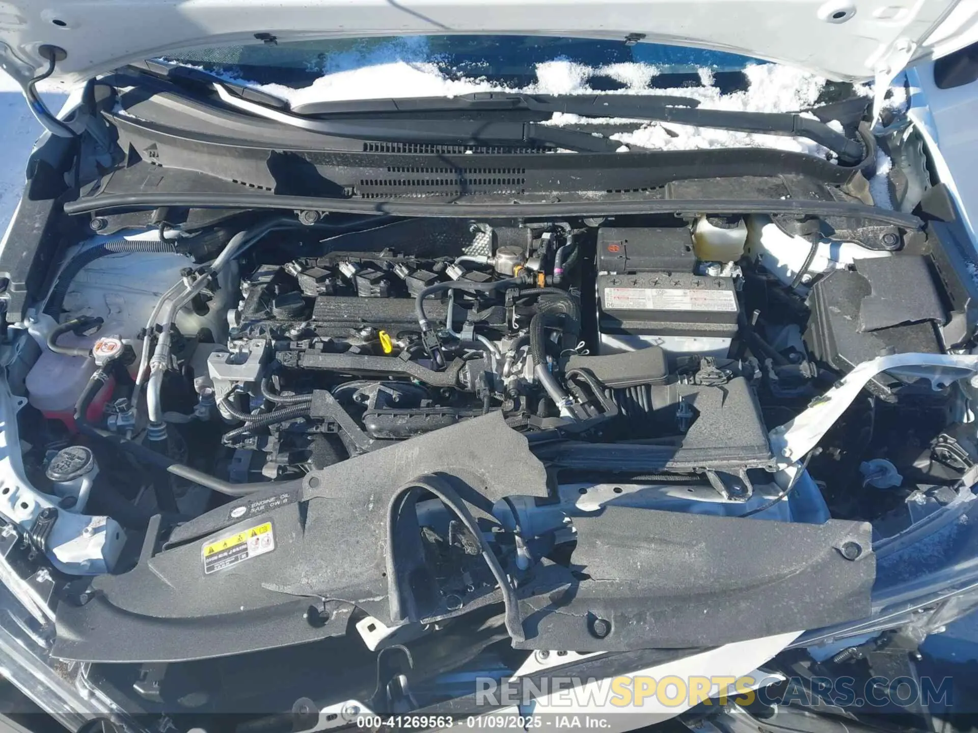 10 Photograph of a damaged car JTND4MBE4R3228452 TOYOTA COROLLA 2024
