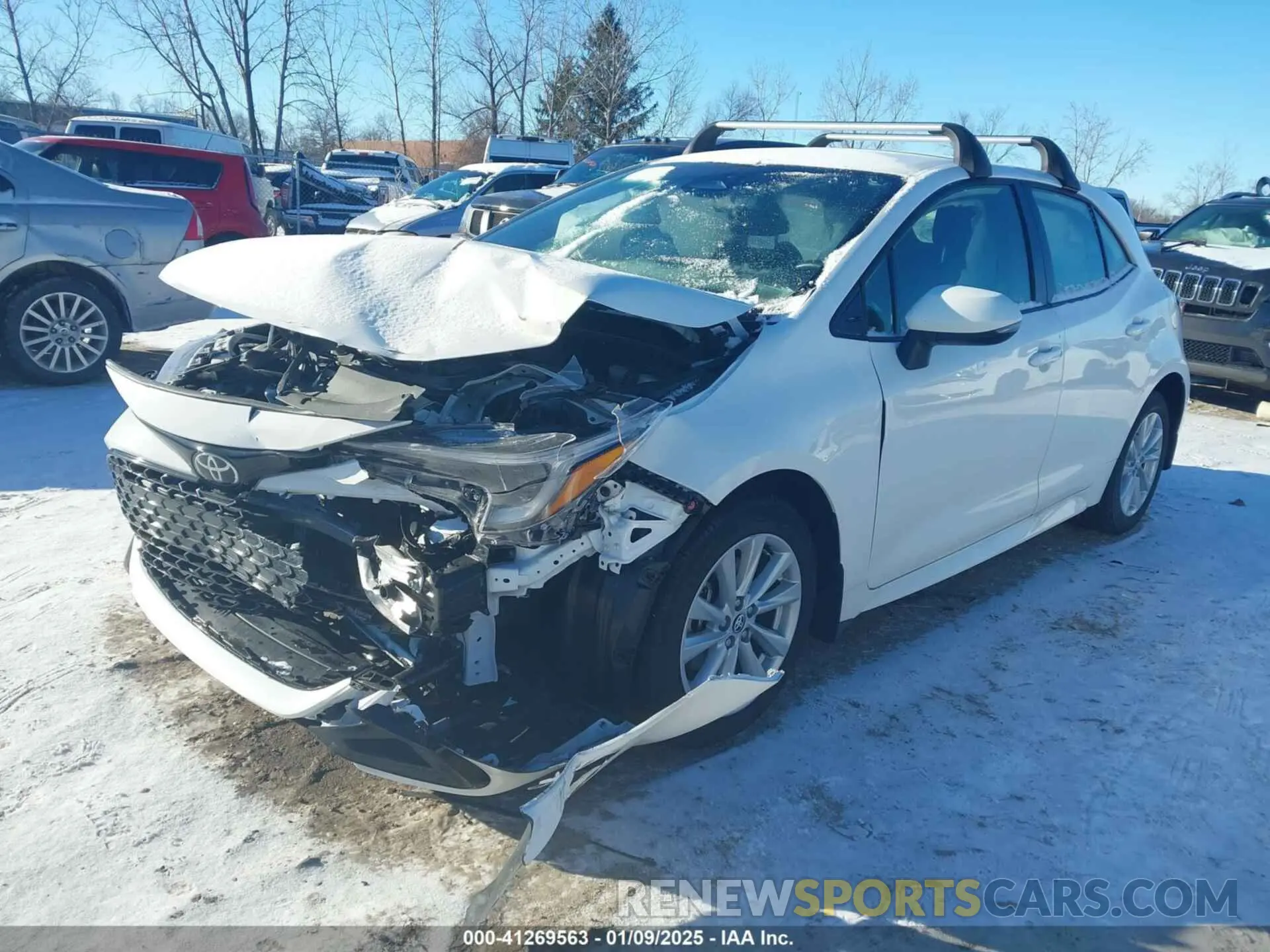 2 Photograph of a damaged car JTND4MBE4R3228452 TOYOTA COROLLA 2024