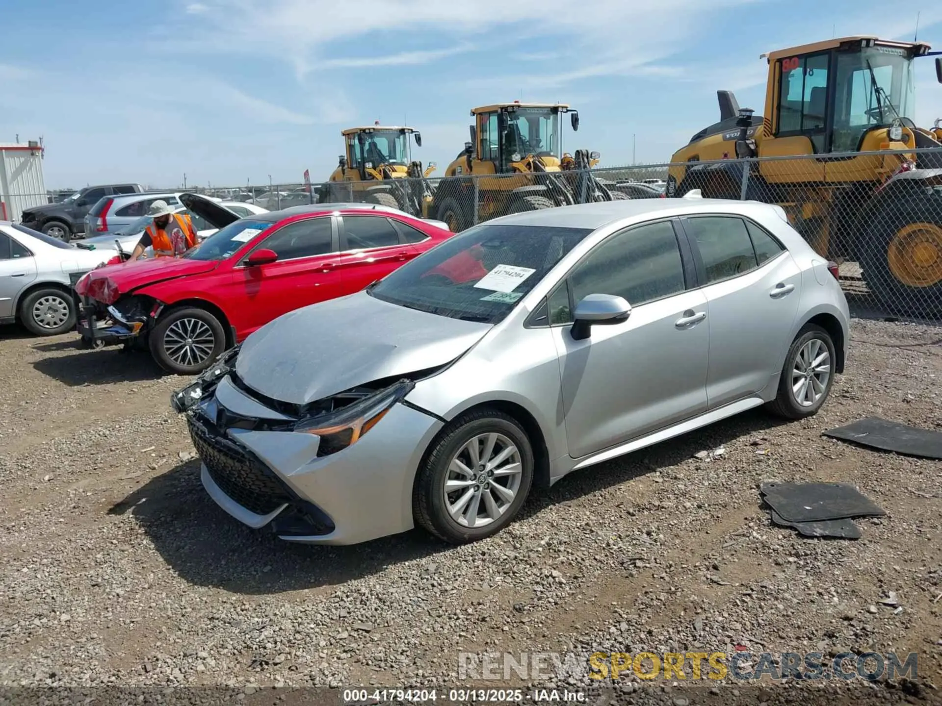 2 Photograph of a damaged car JTND4MBE4R3230475 TOYOTA COROLLA 2024