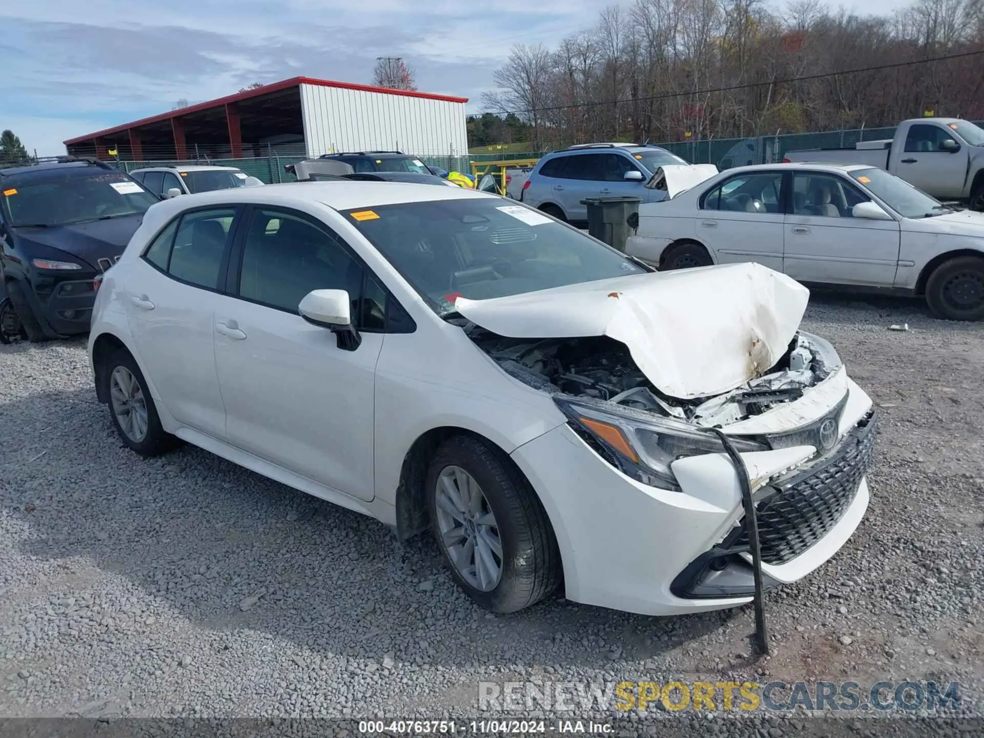 1 Photograph of a damaged car JTND4MBE6R3219221 TOYOTA COROLLA 2024