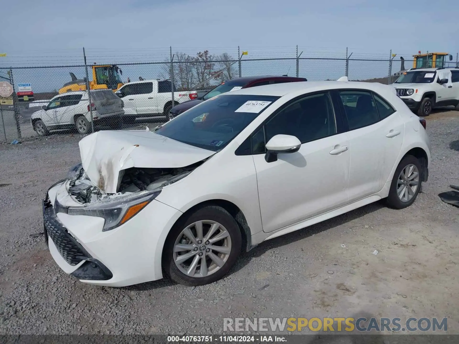2 Photograph of a damaged car JTND4MBE6R3219221 TOYOTA COROLLA 2024