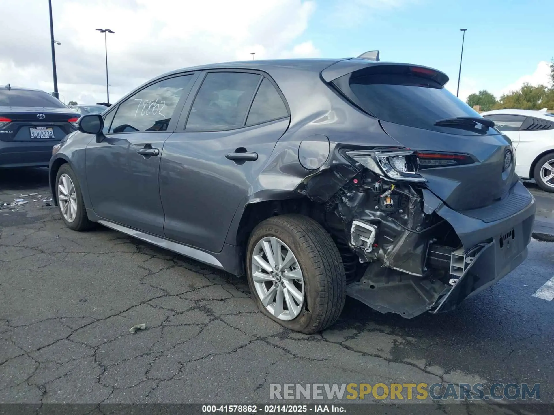3 Photograph of a damaged car JTND4MBE9R3232013 TOYOTA COROLLA 2024