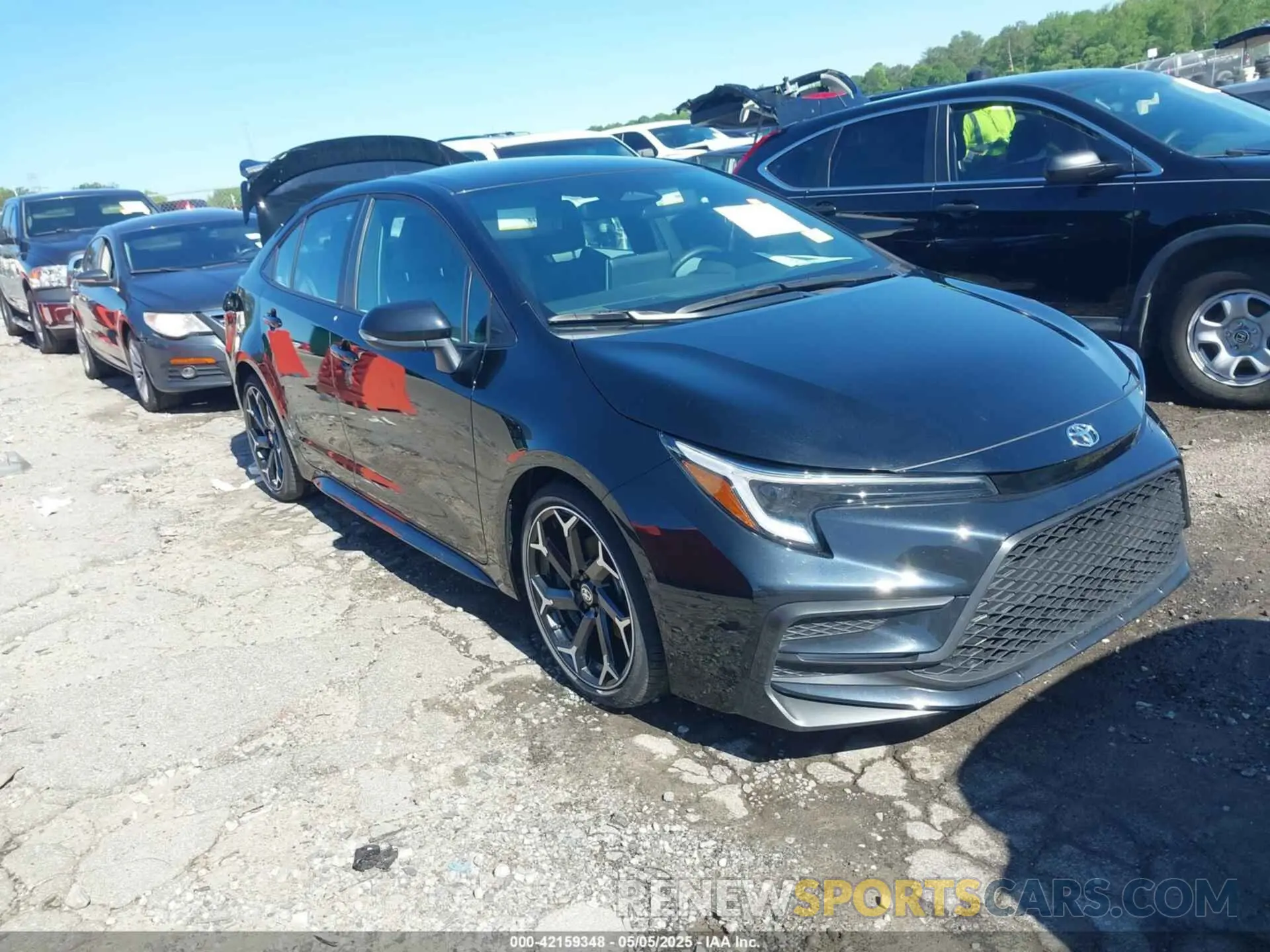 1 Photograph of a damaged car 5YFB4MCE0SP223353 TOYOTA COROLLA 2025