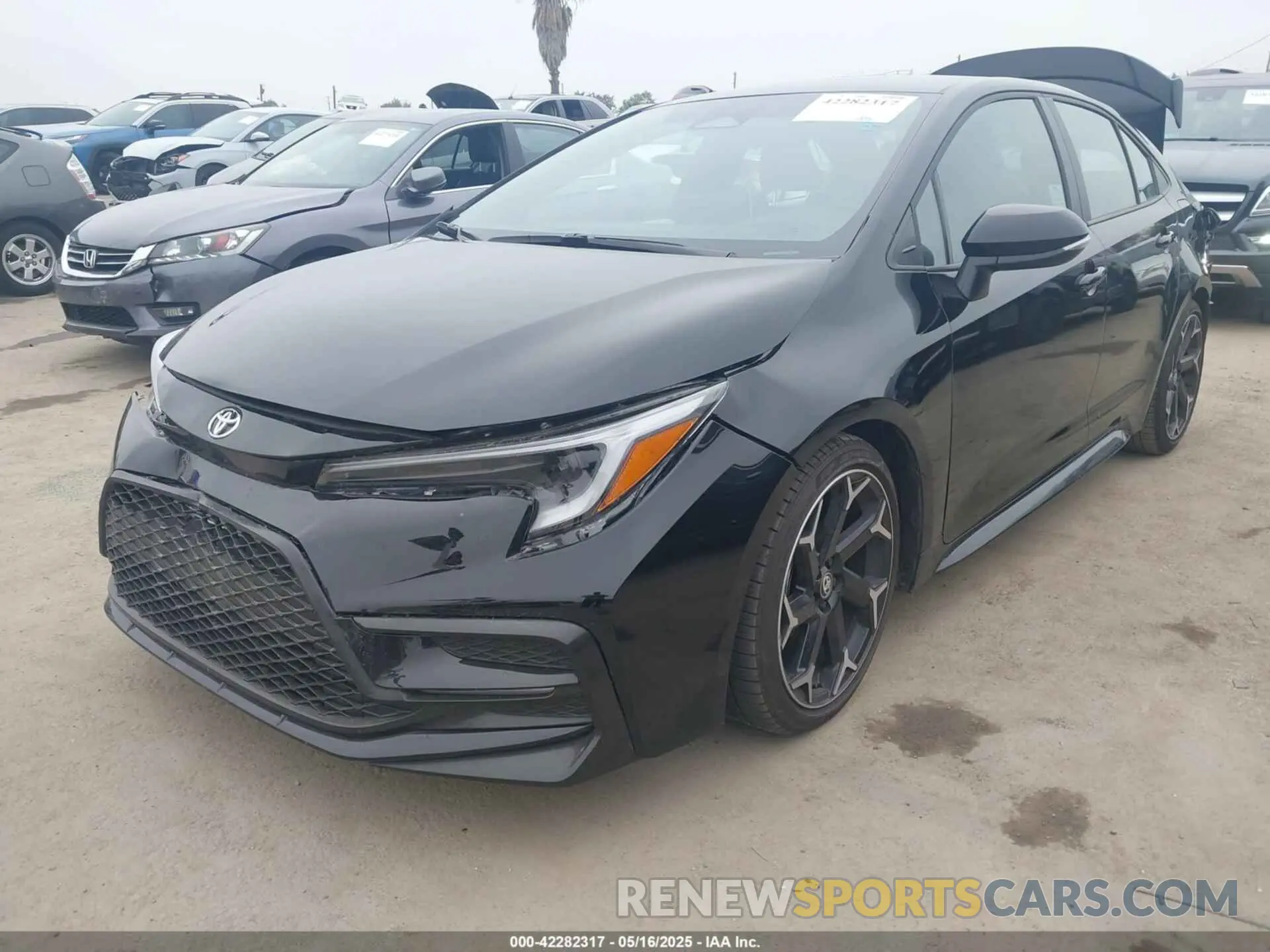 2 Photograph of a damaged car 5YFB4MCE6SP224393 TOYOTA COROLLA 2025
