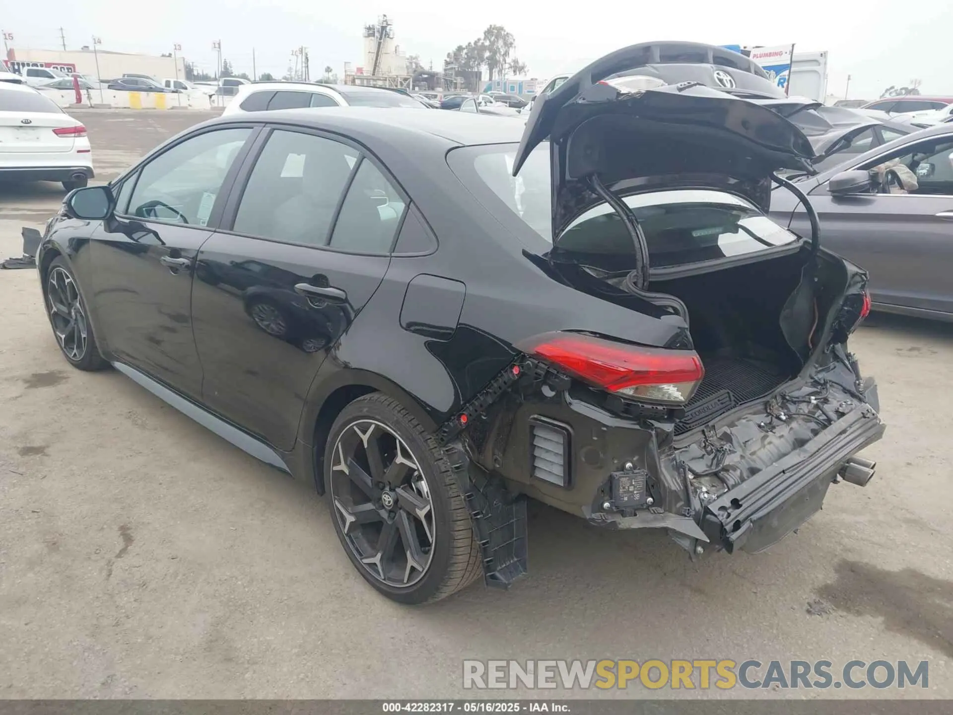 3 Photograph of a damaged car 5YFB4MCE6SP224393 TOYOTA COROLLA 2025