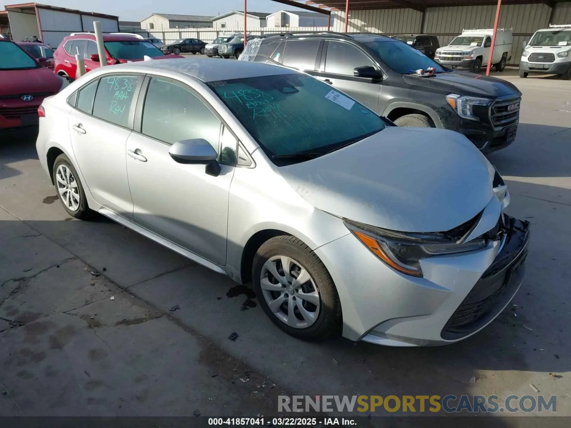 1 Photograph of a damaged car 5YFB4MDE0SP235047 TOYOTA COROLLA 2025