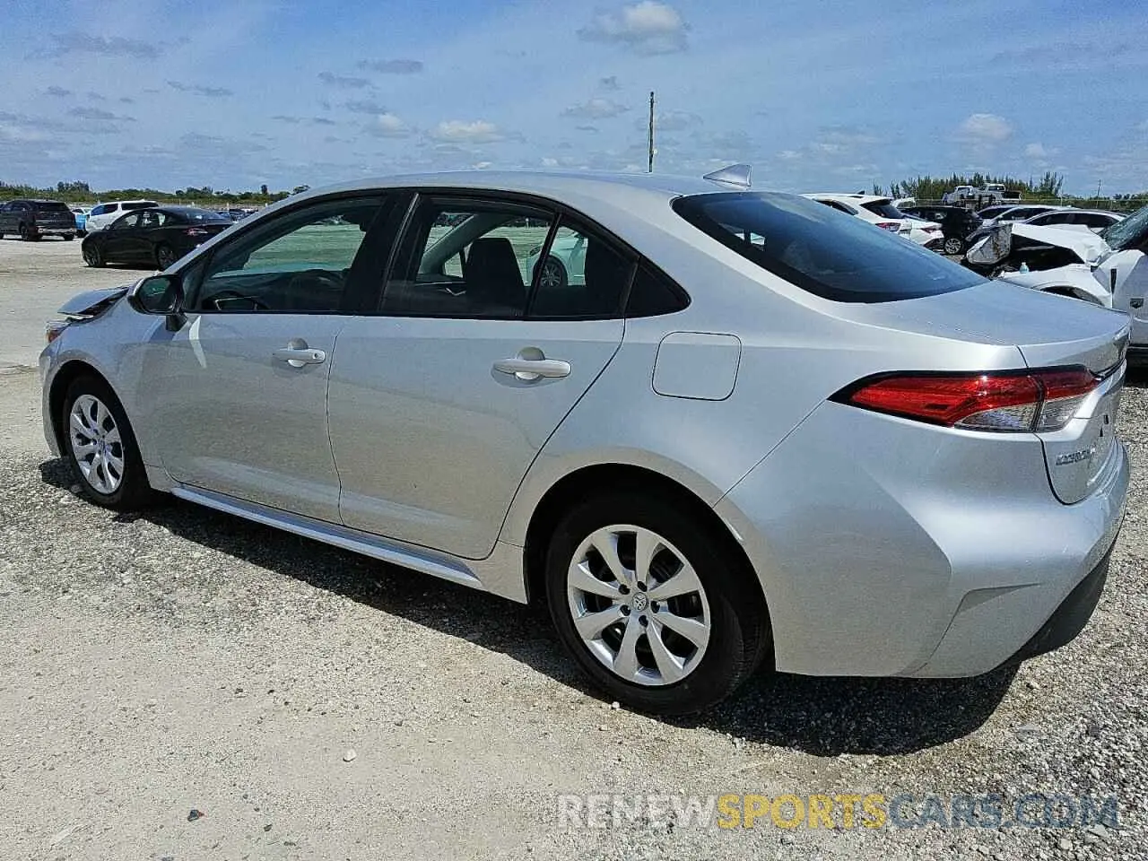 2 Photograph of a damaged car 5YFB4MDE0SP237073 TOYOTA COROLLA 2025