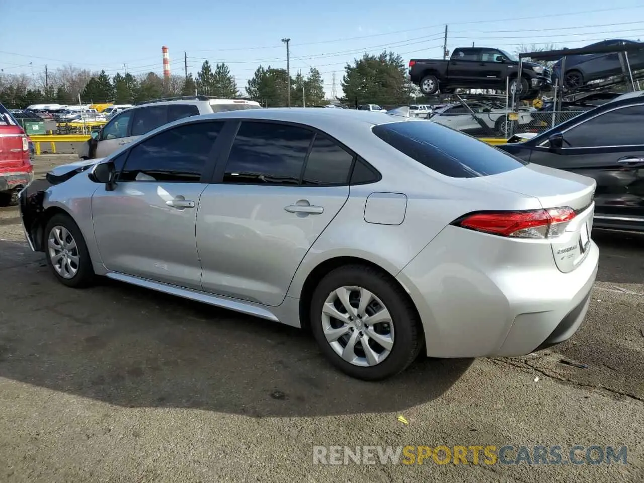 2 Photograph of a damaged car 5YFB4MDE0SP240555 TOYOTA COROLLA 2025
