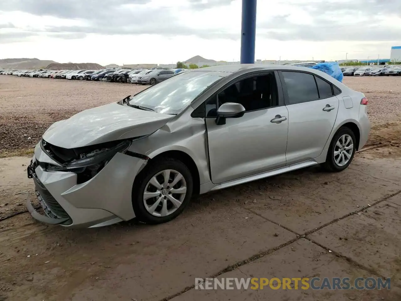 1 Photograph of a damaged car 5YFB4MDE0SP241205 TOYOTA COROLLA 2025