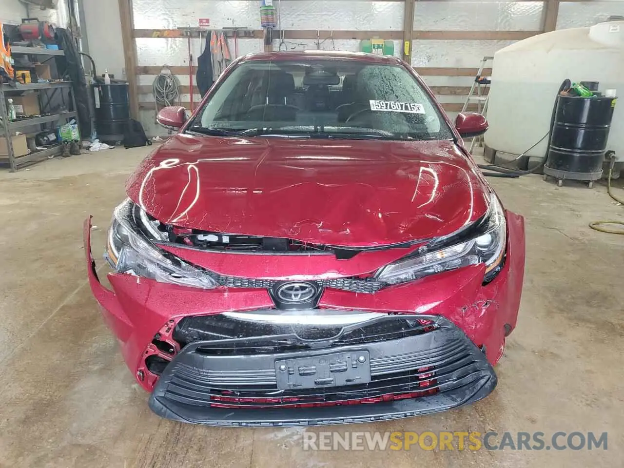 5 Photograph of a damaged car 5YFB4MDE0SP257937 TOYOTA COROLLA 2025