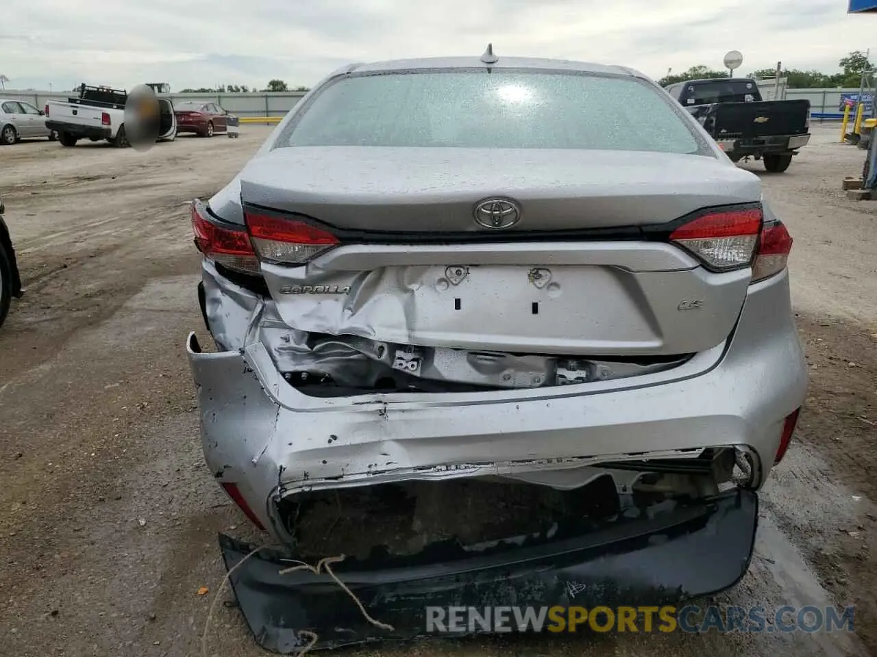 6 Photograph of a damaged car 5YFB4MDE0SP259901 TOYOTA COROLLA 2025