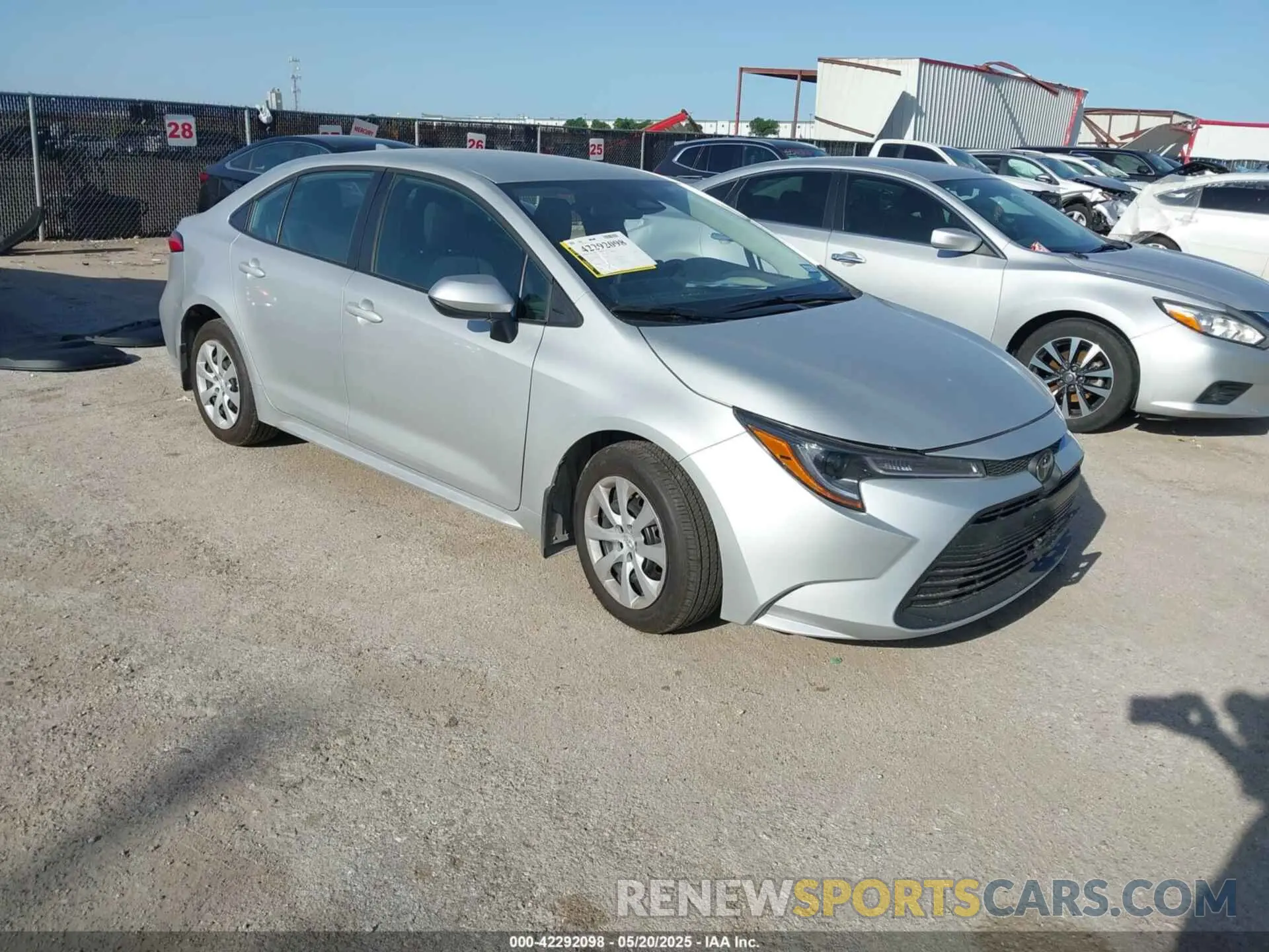 1 Photograph of a damaged car 5YFB4MDE0SP276035 TOYOTA COROLLA 2025