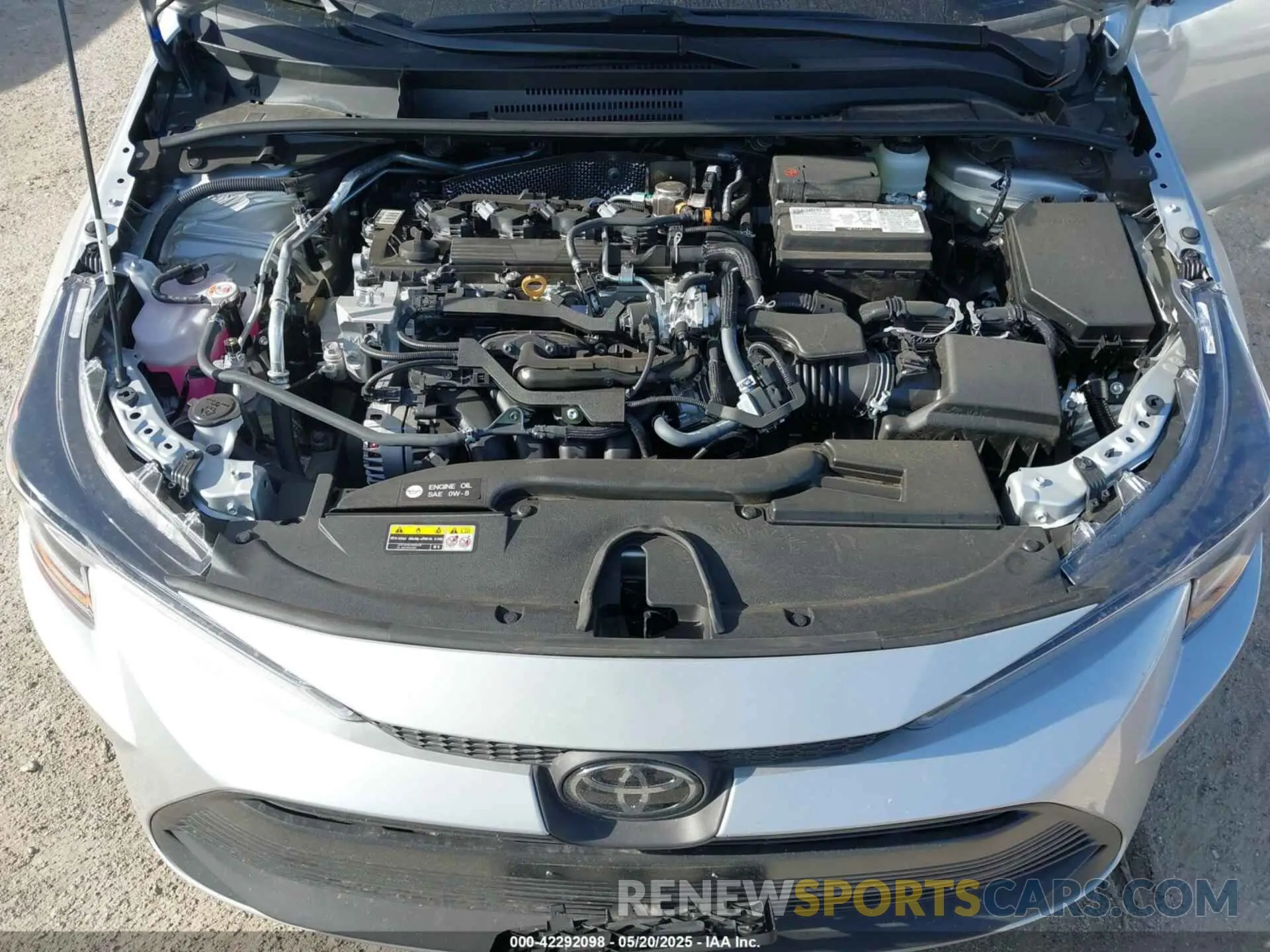 8 Photograph of a damaged car 5YFB4MDE0SP276035 TOYOTA COROLLA 2025