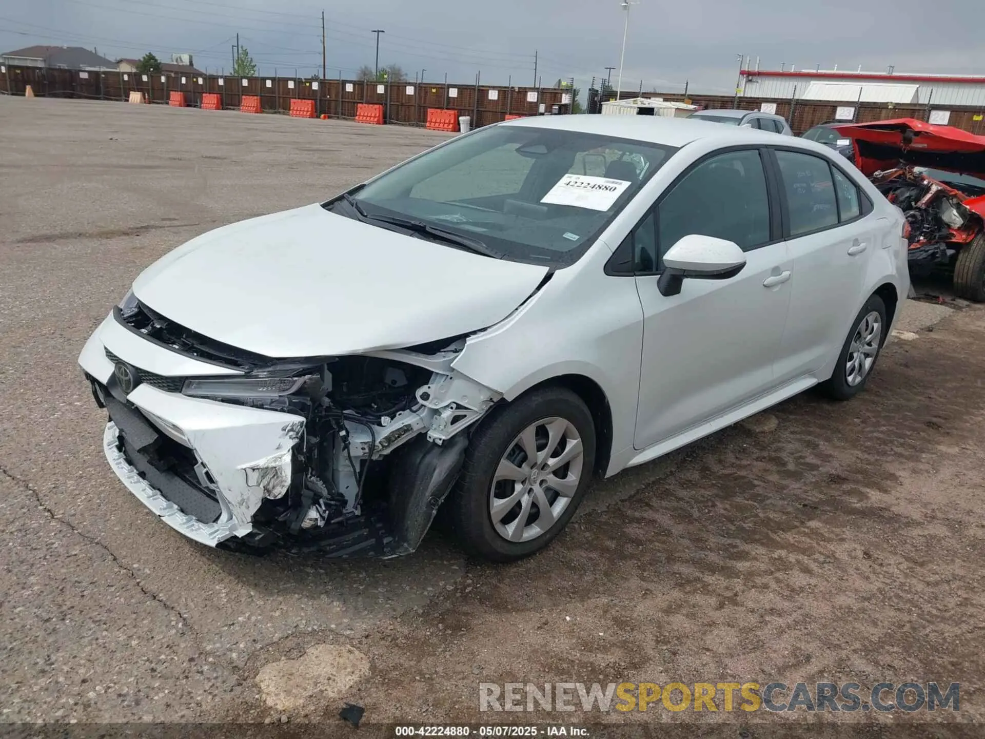 2 Photograph of a damaged car 5YFB4MDE0SP280599 TOYOTA COROLLA 2025