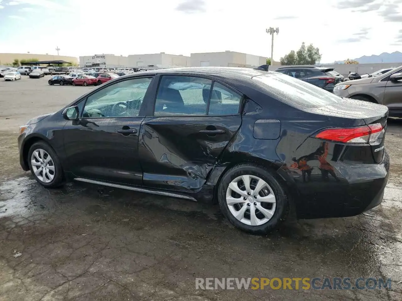 2 Photograph of a damaged car 5YFB4MDE0SP282207 TOYOTA COROLLA 2025