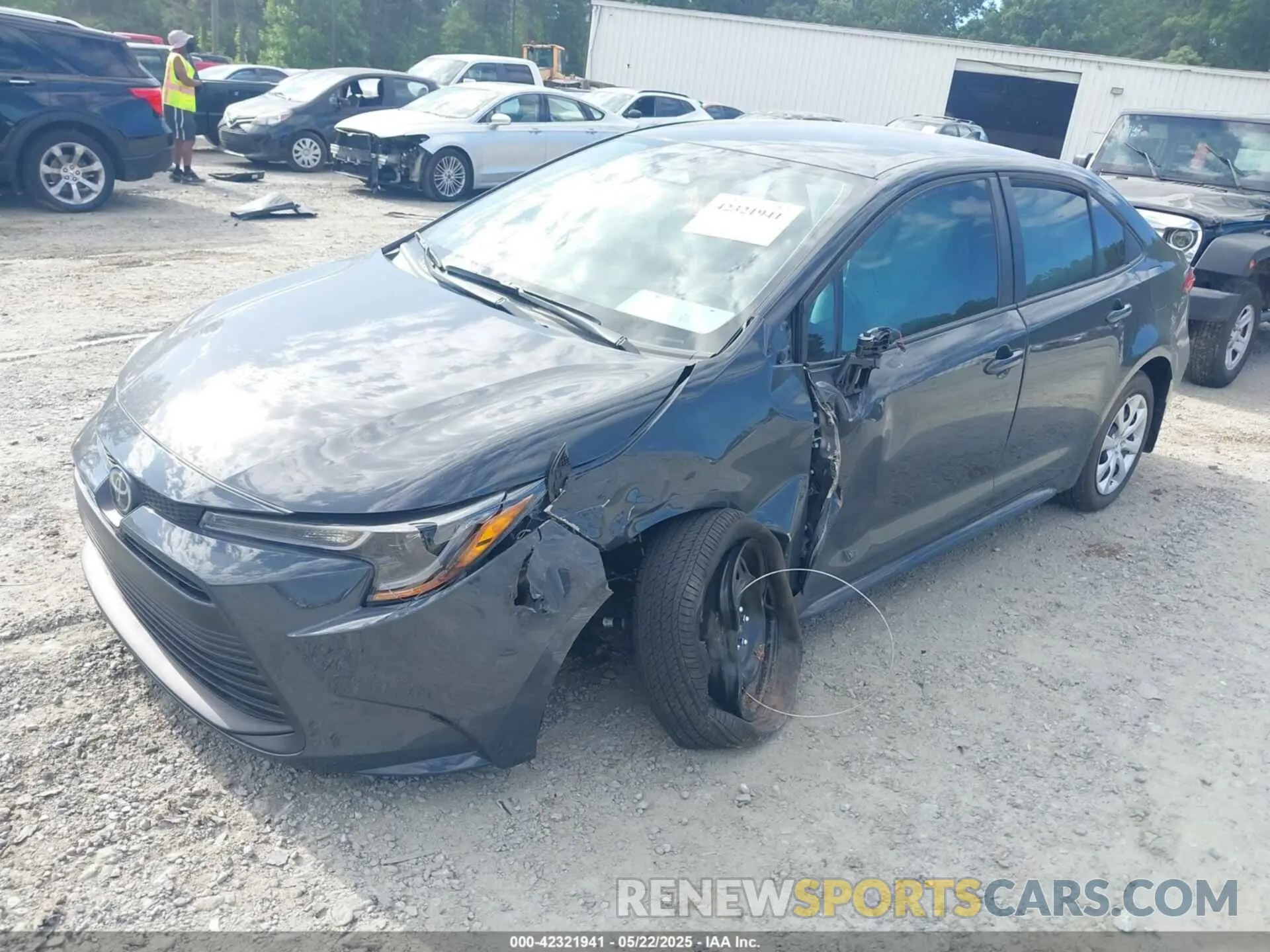 2 Photograph of a damaged car 5YFB4MDE0SP302844 TOYOTA COROLLA 2025