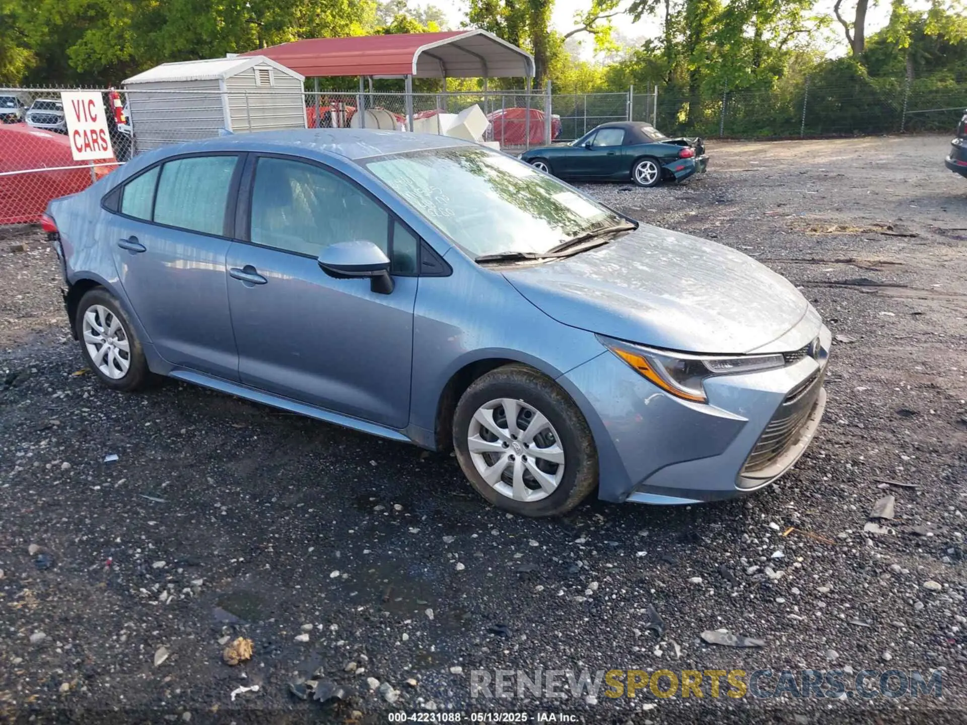 1 Photograph of a damaged car 5YFB4MDE1SP240659 TOYOTA COROLLA 2025