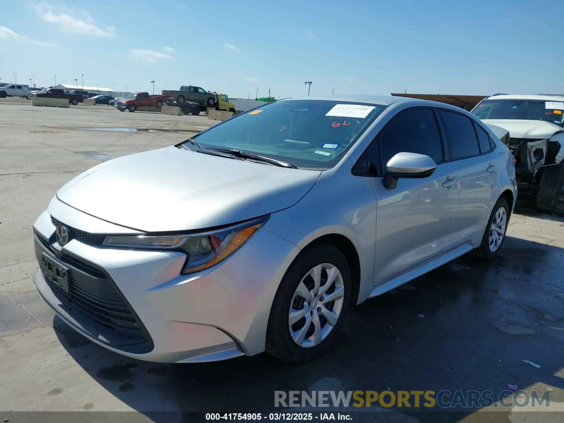 2 Photograph of a damaged car 5YFB4MDE1SP245294 TOYOTA COROLLA 2025