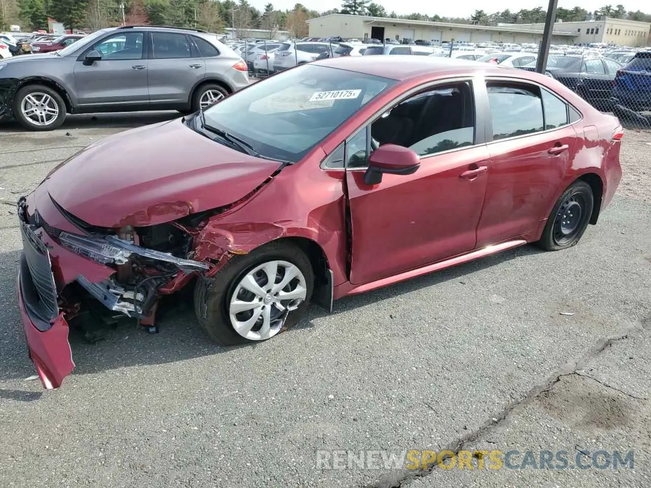 1 Photograph of a damaged car 5YFB4MDE1SP246638 TOYOTA COROLLA 2025
