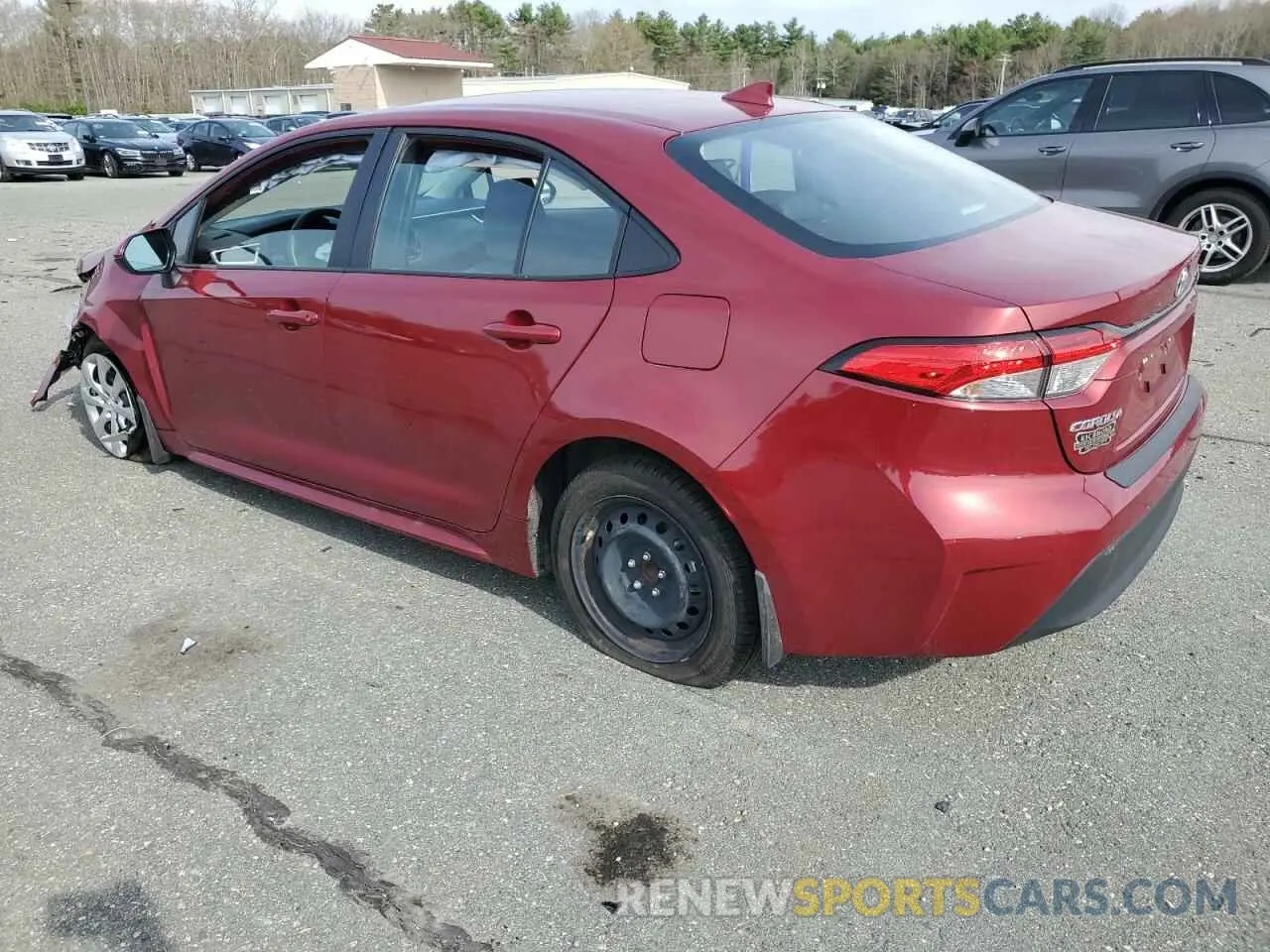 2 Photograph of a damaged car 5YFB4MDE1SP246638 TOYOTA COROLLA 2025