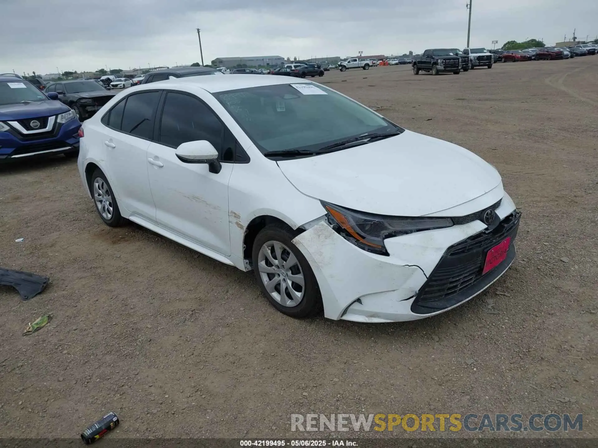 1 Photograph of a damaged car 5YFB4MDE1SP287125 TOYOTA COROLLA 2025