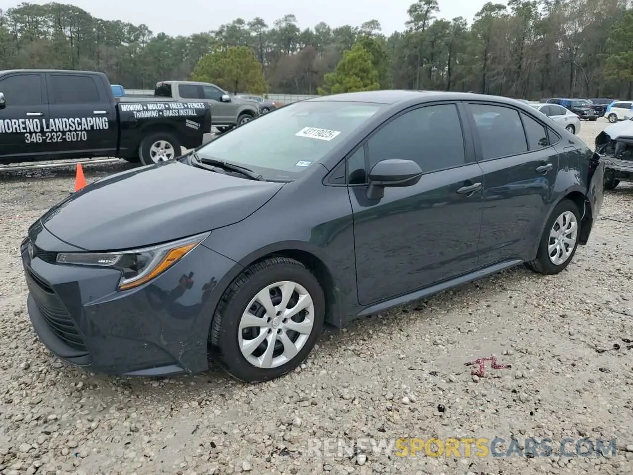 1 Photograph of a damaged car 5YFB4MDE2SP234756 TOYOTA COROLLA 2025