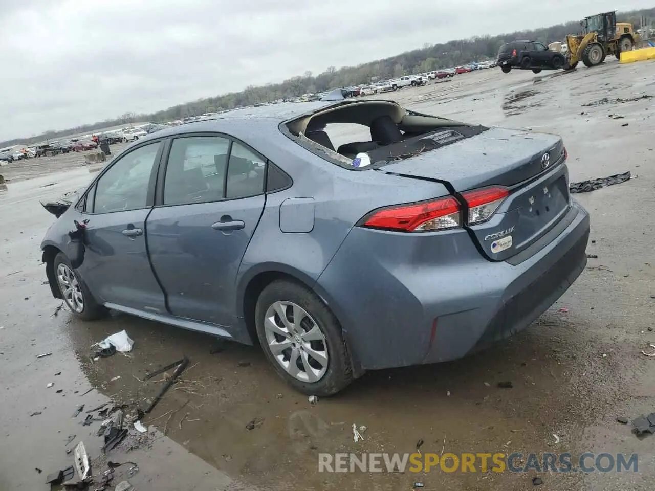 2 Photograph of a damaged car 5YFB4MDE2SP241836 TOYOTA COROLLA 2025