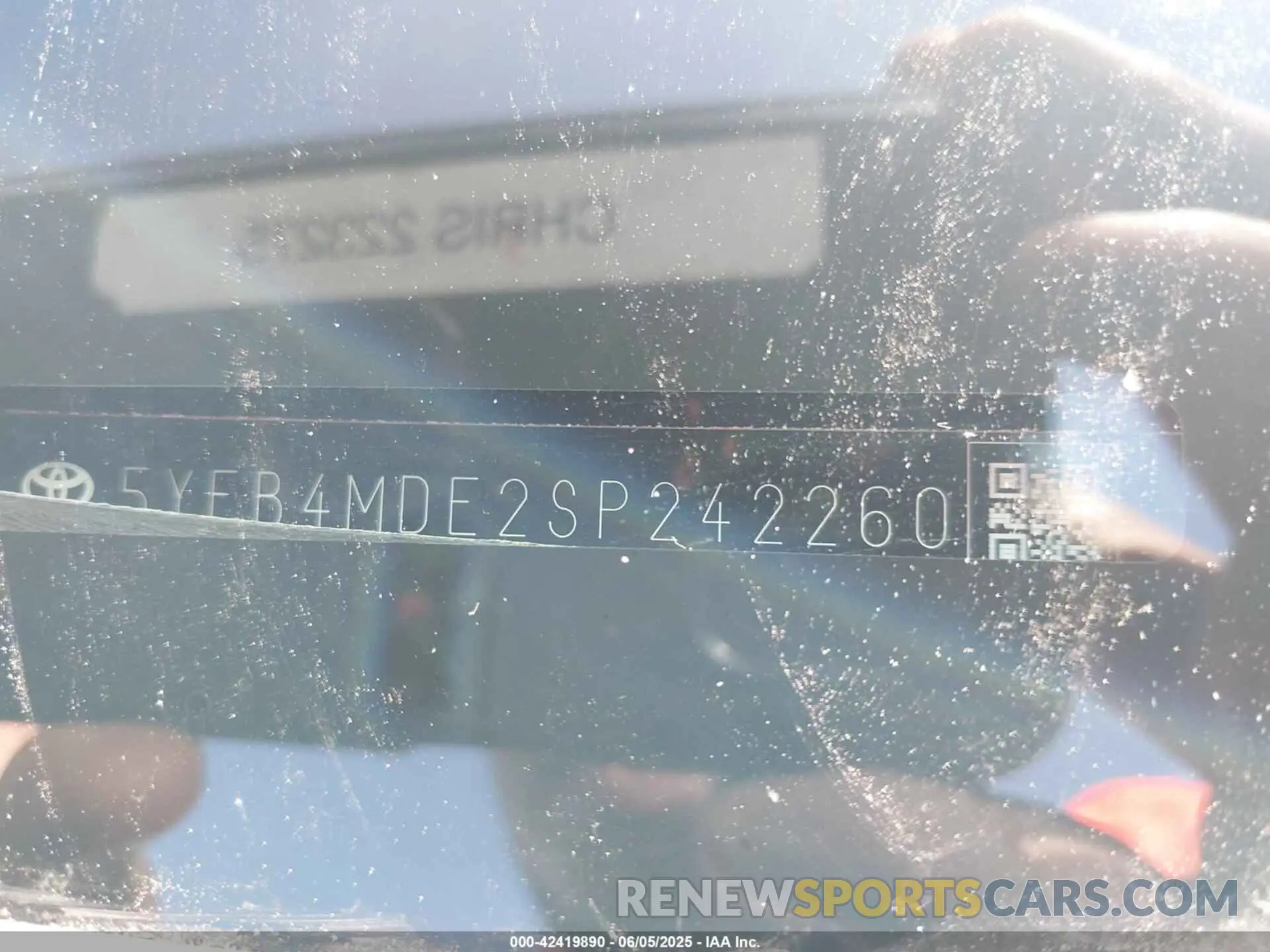 9 Photograph of a damaged car 5YFB4MDE2SP242260 TOYOTA COROLLA 2025