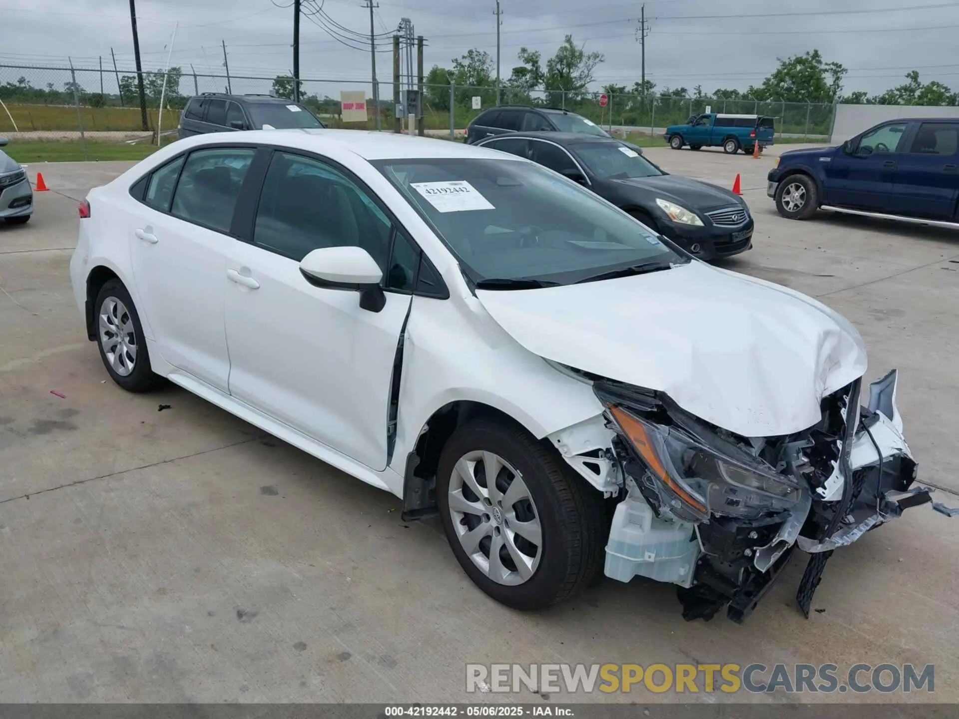 1 Photograph of a damaged car 5YFB4MDE2SP258667 TOYOTA COROLLA 2025