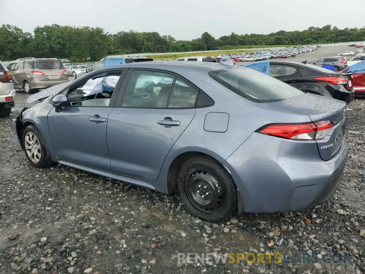 2 Photograph of a damaged car 5YFB4MDE2SP279499 TOYOTA COROLLA 2025