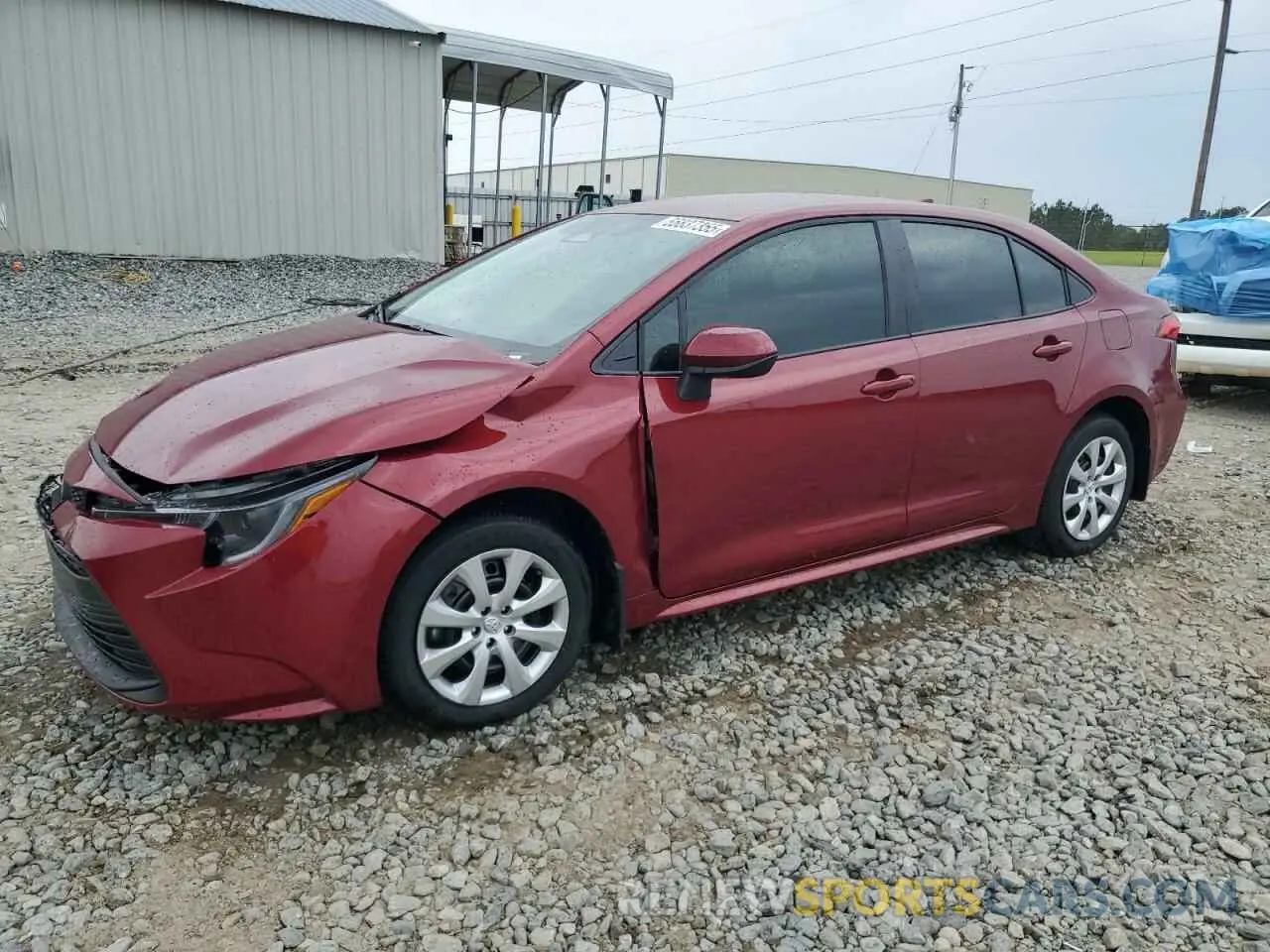 1 Photograph of a damaged car 5YFB4MDE2SP290180 TOYOTA COROLLA 2025