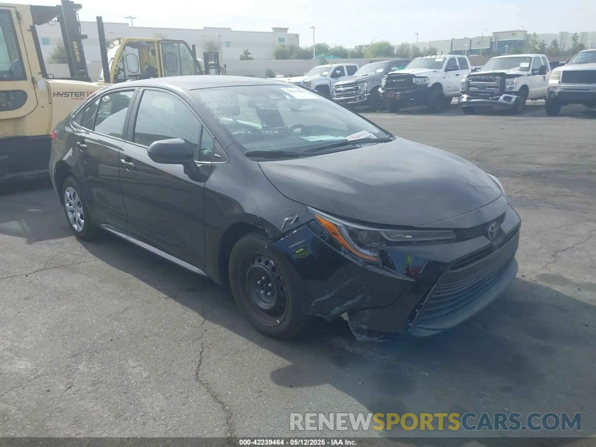 1 Photograph of a damaged car 5YFB4MDE3SP234975 TOYOTA COROLLA 2025