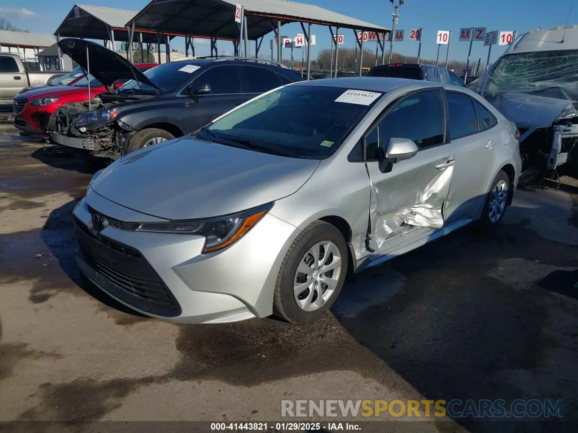 2 Photograph of a damaged car 5YFB4MDE3SP235043 TOYOTA COROLLA 2025