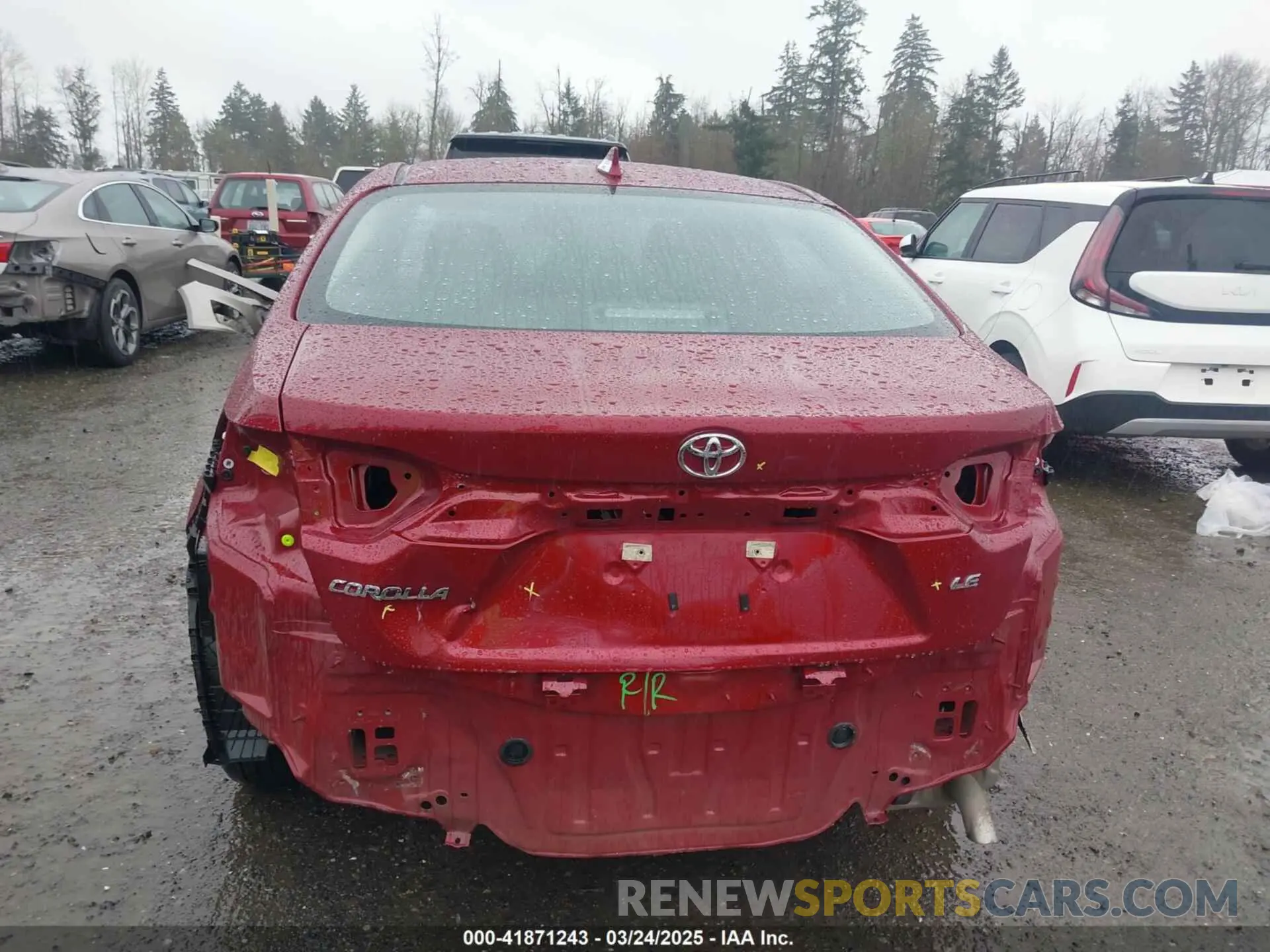 17 Photograph of a damaged car 5YFB4MDE3SP243420 TOYOTA COROLLA 2025
