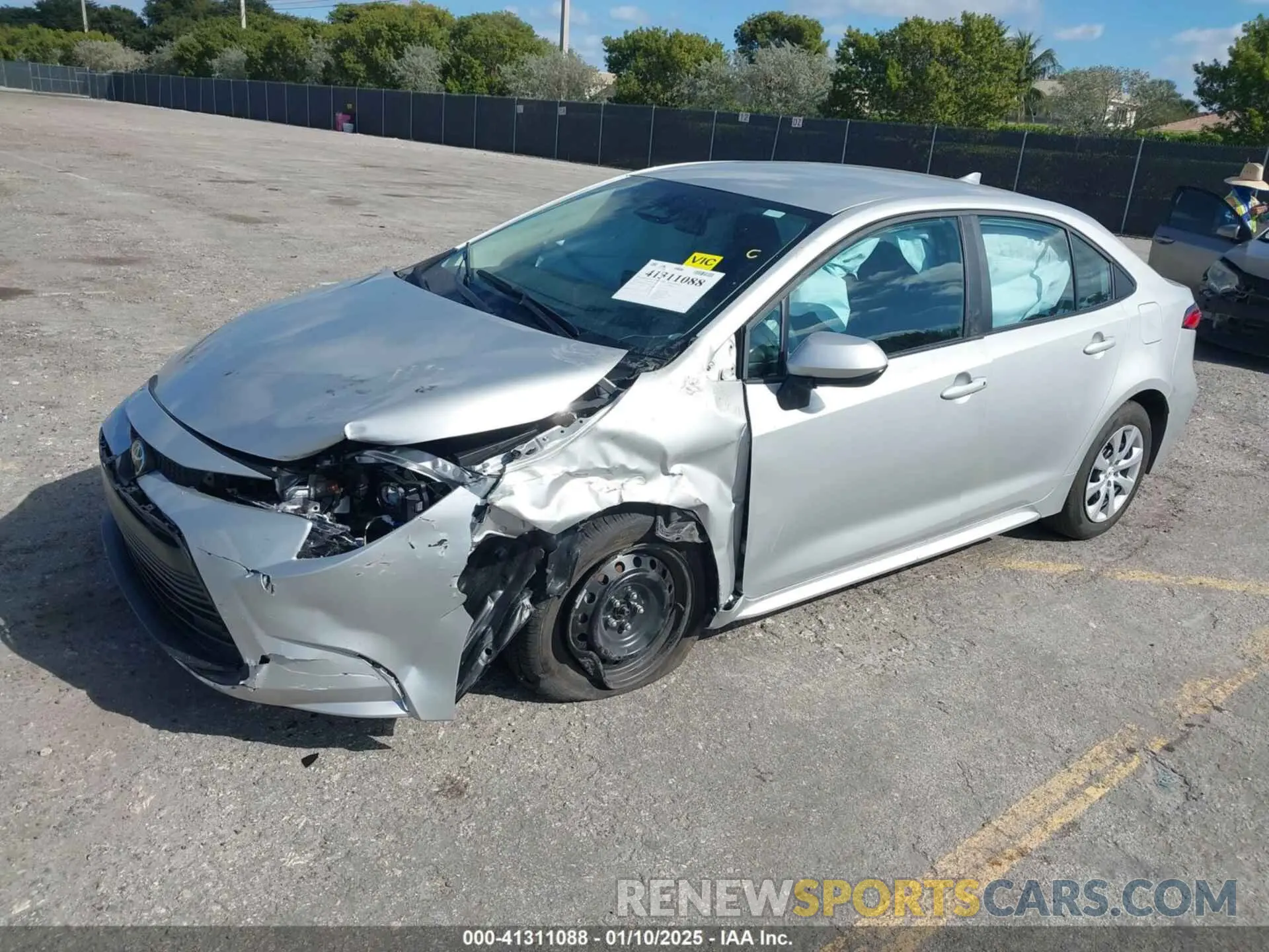 2 Photograph of a damaged car 5YFB4MDE3SP244387 TOYOTA COROLLA 2025