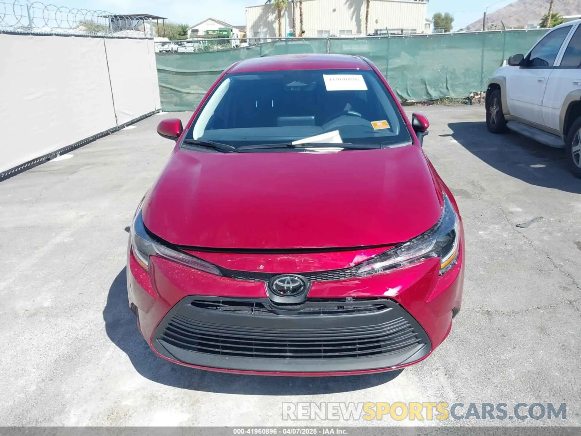 6 Photograph of a damaged car 5YFB4MDE3SP255244 TOYOTA COROLLA 2025
