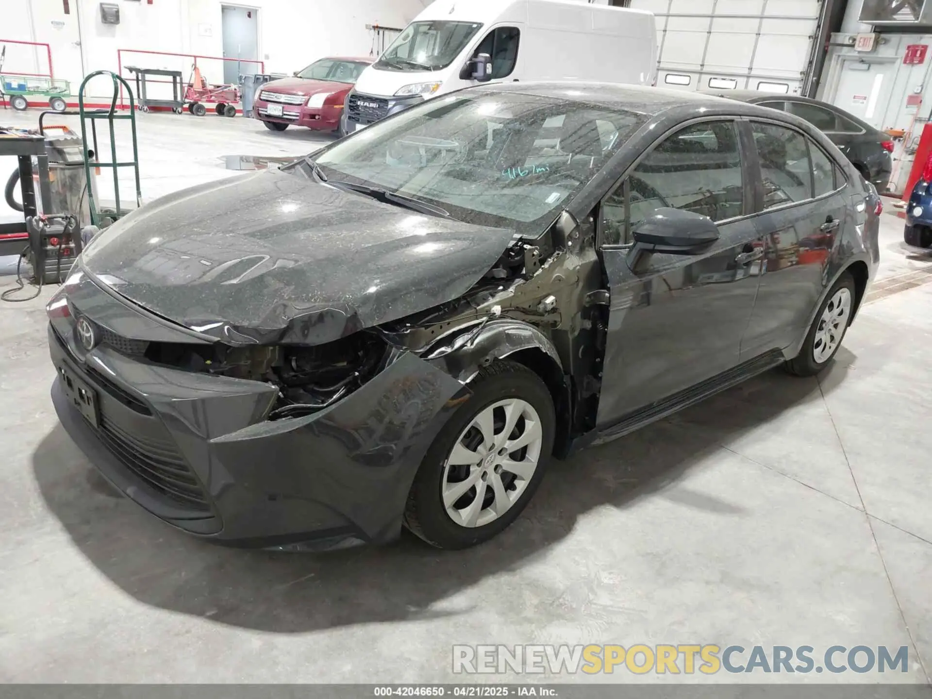 1 Photograph of a damaged car 5YFB4MDE3SP259777 TOYOTA COROLLA 2025