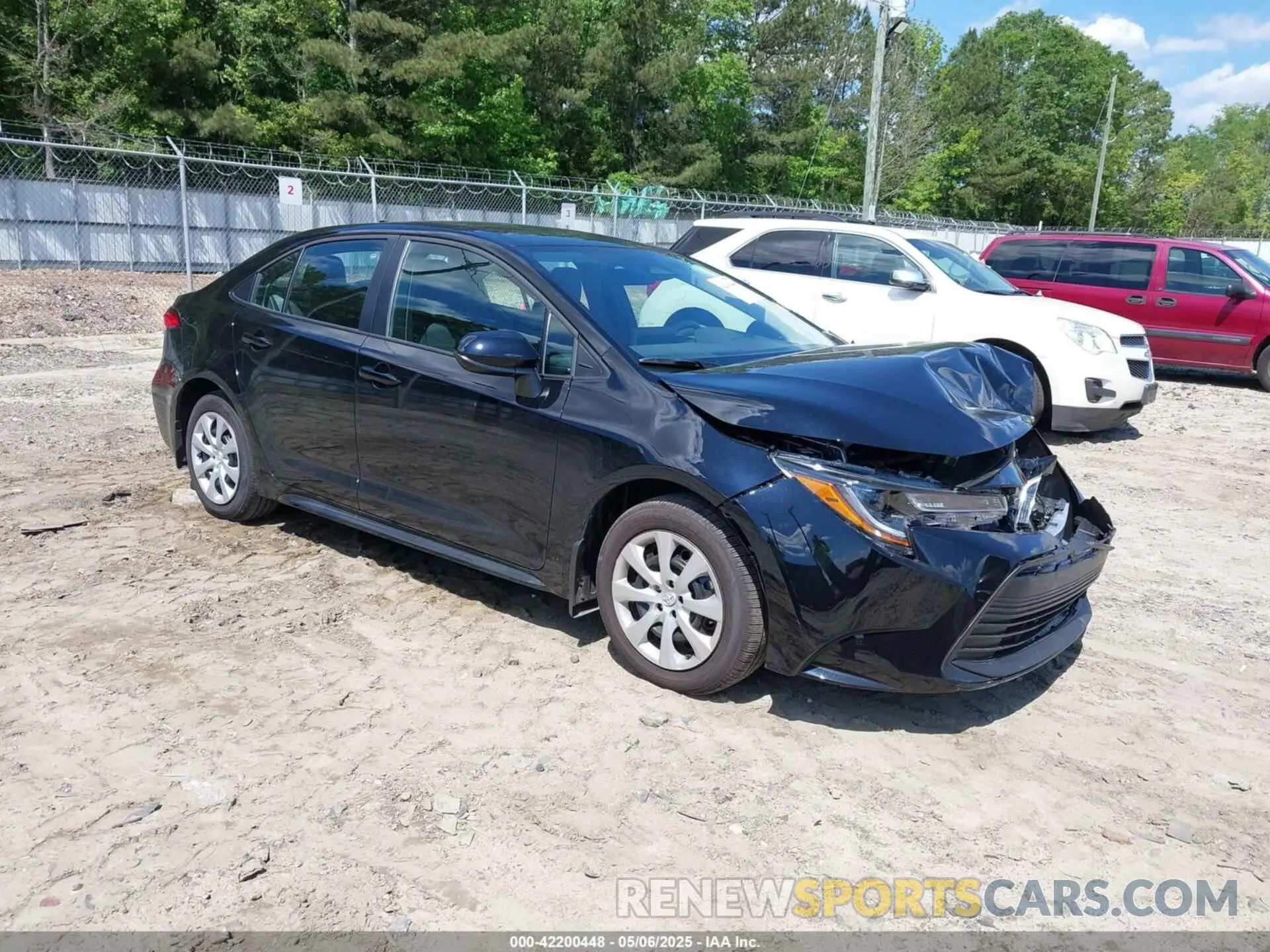 1 Photograph of a damaged car 5YFB4MDE3SP280662 TOYOTA COROLLA 2025