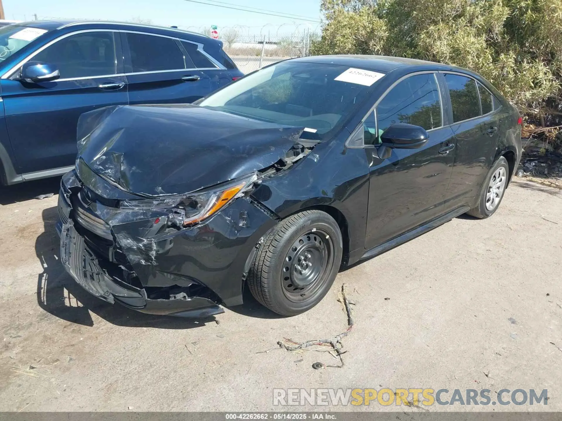 2 Photograph of a damaged car 5YFB4MDE3SP286008 TOYOTA COROLLA 2025