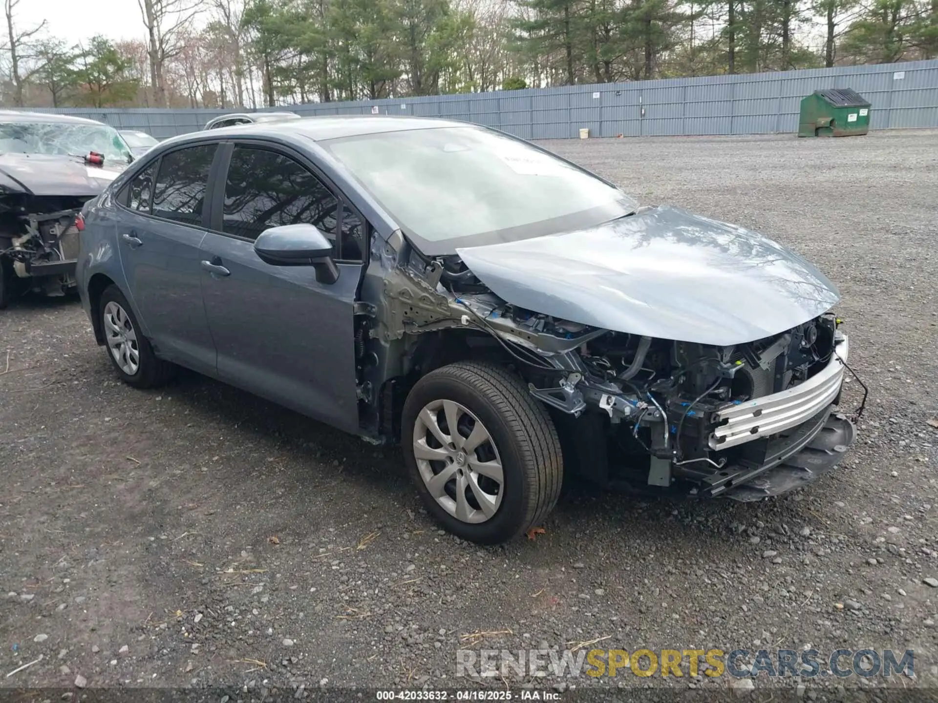 1 Photograph of a damaged car 5YFB4MDE4SP228795 TOYOTA COROLLA 2025