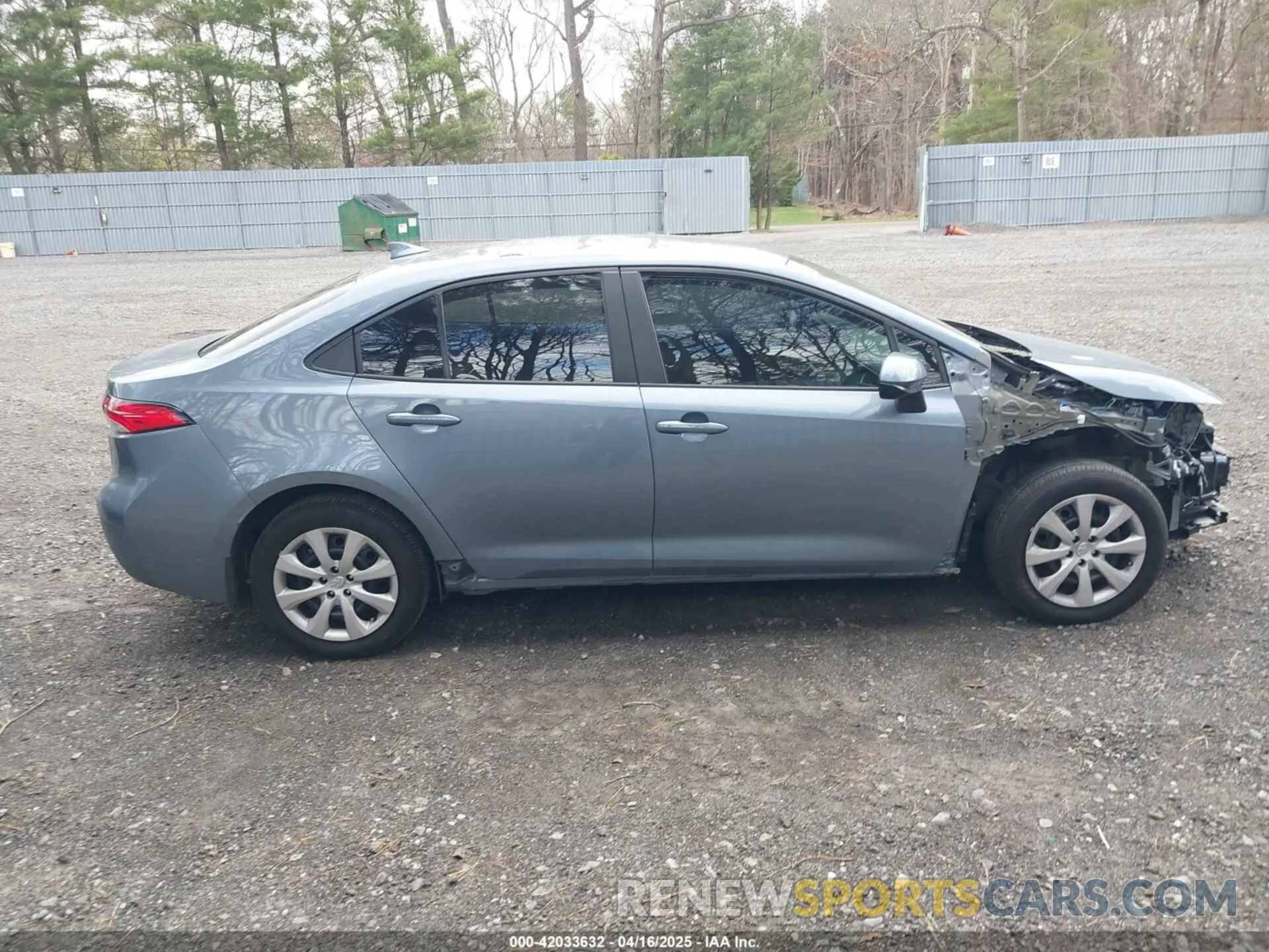 13 Photograph of a damaged car 5YFB4MDE4SP228795 TOYOTA COROLLA 2025