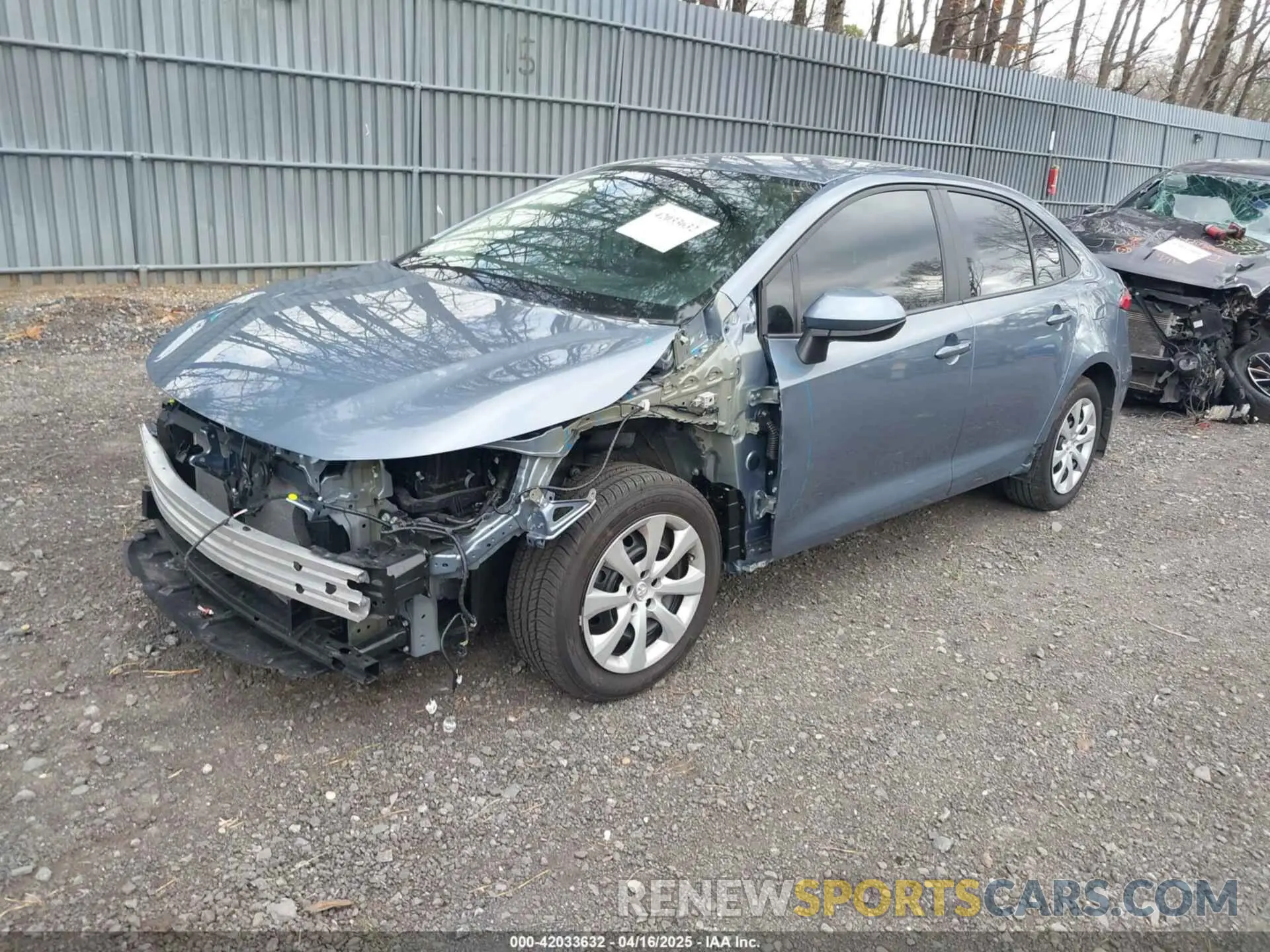 2 Photograph of a damaged car 5YFB4MDE4SP228795 TOYOTA COROLLA 2025