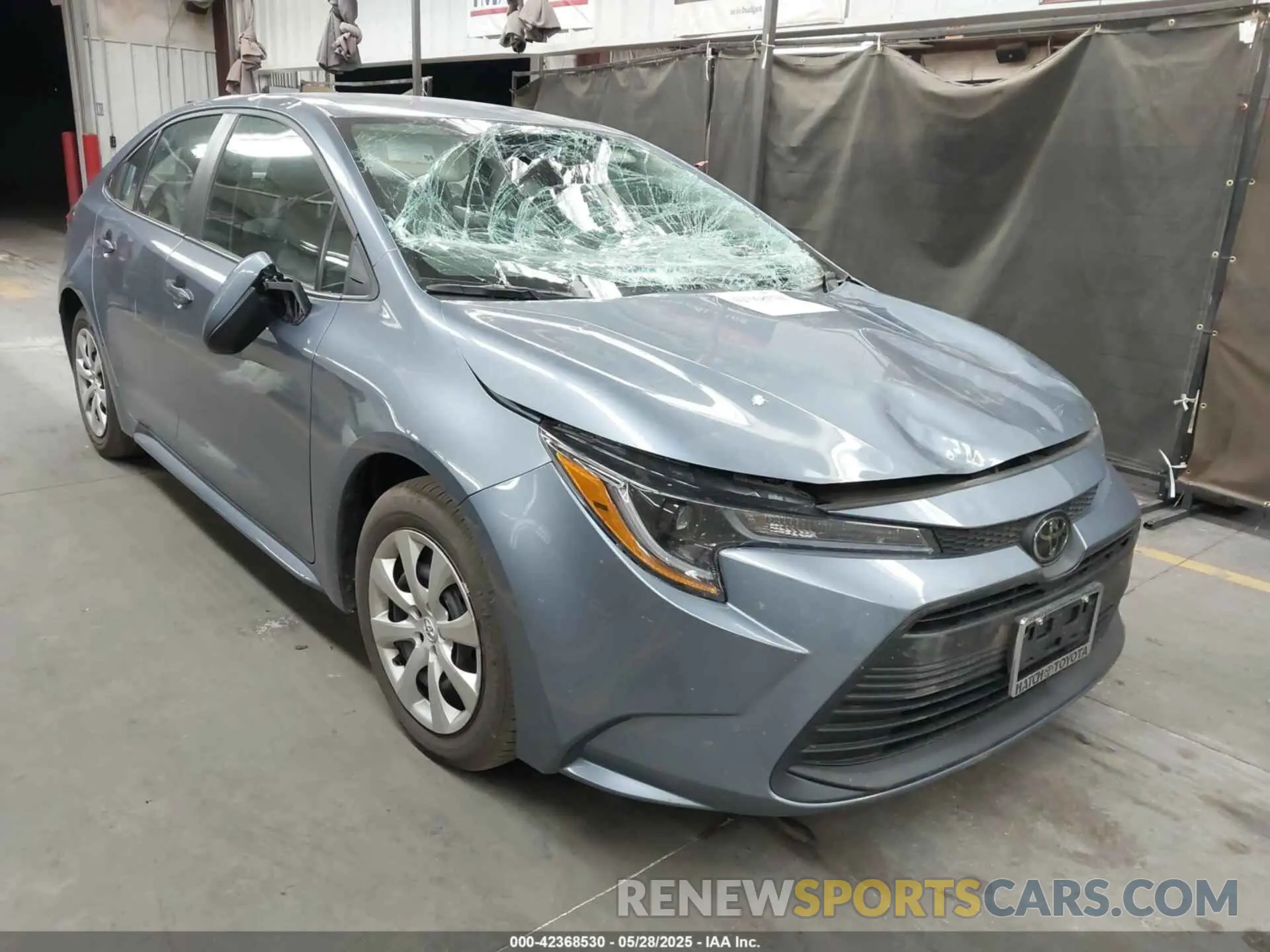 1 Photograph of a damaged car 5YFB4MDE4SP234046 TOYOTA COROLLA 2025