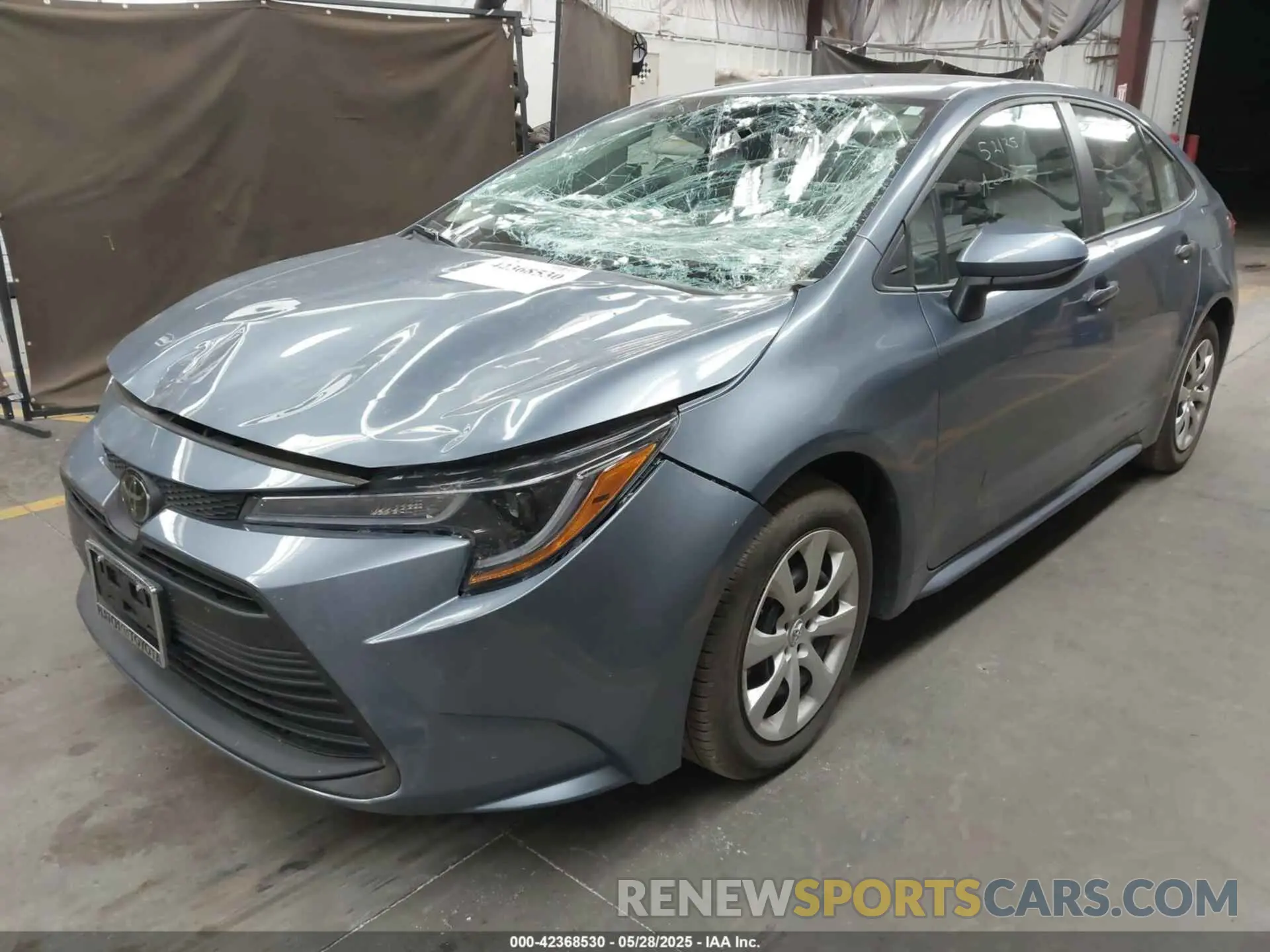 2 Photograph of a damaged car 5YFB4MDE4SP234046 TOYOTA COROLLA 2025
