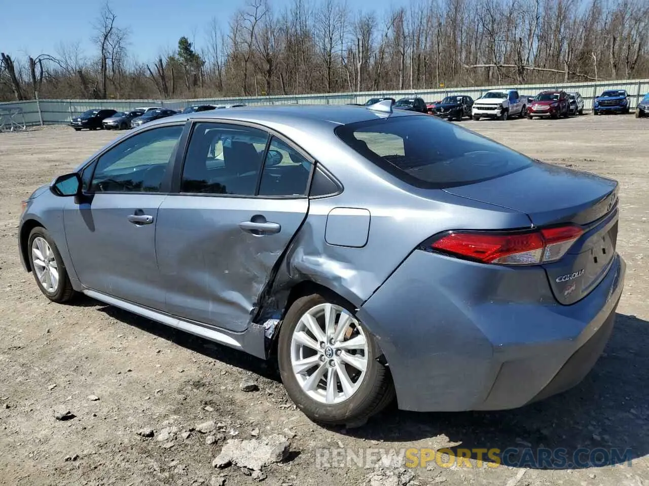 2 Photograph of a damaged car 5YFB4MDE4SP249727 TOYOTA COROLLA 2025