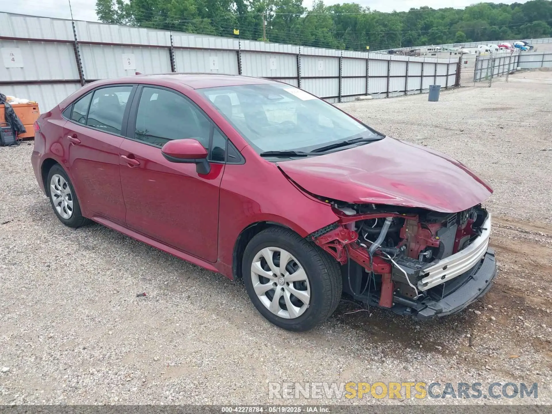 1 Photograph of a damaged car 5YFB4MDE4SP250862 TOYOTA COROLLA 2025