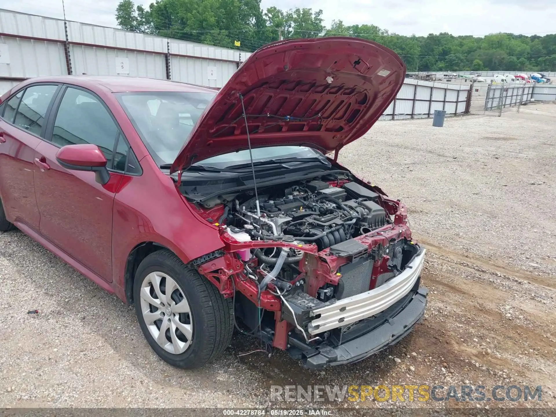 19 Photograph of a damaged car 5YFB4MDE4SP250862 TOYOTA COROLLA 2025