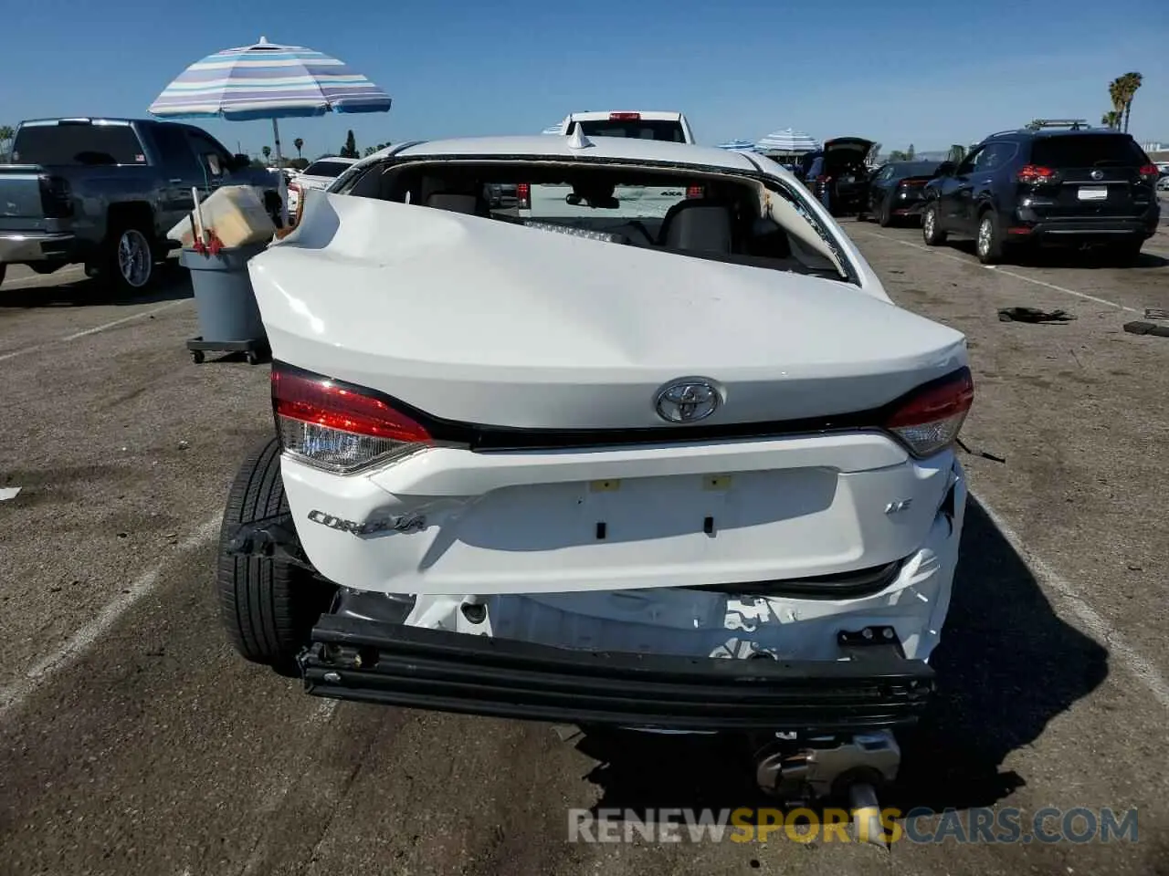 6 Photograph of a damaged car 5YFB4MDE4SP254944 TOYOTA COROLLA 2025